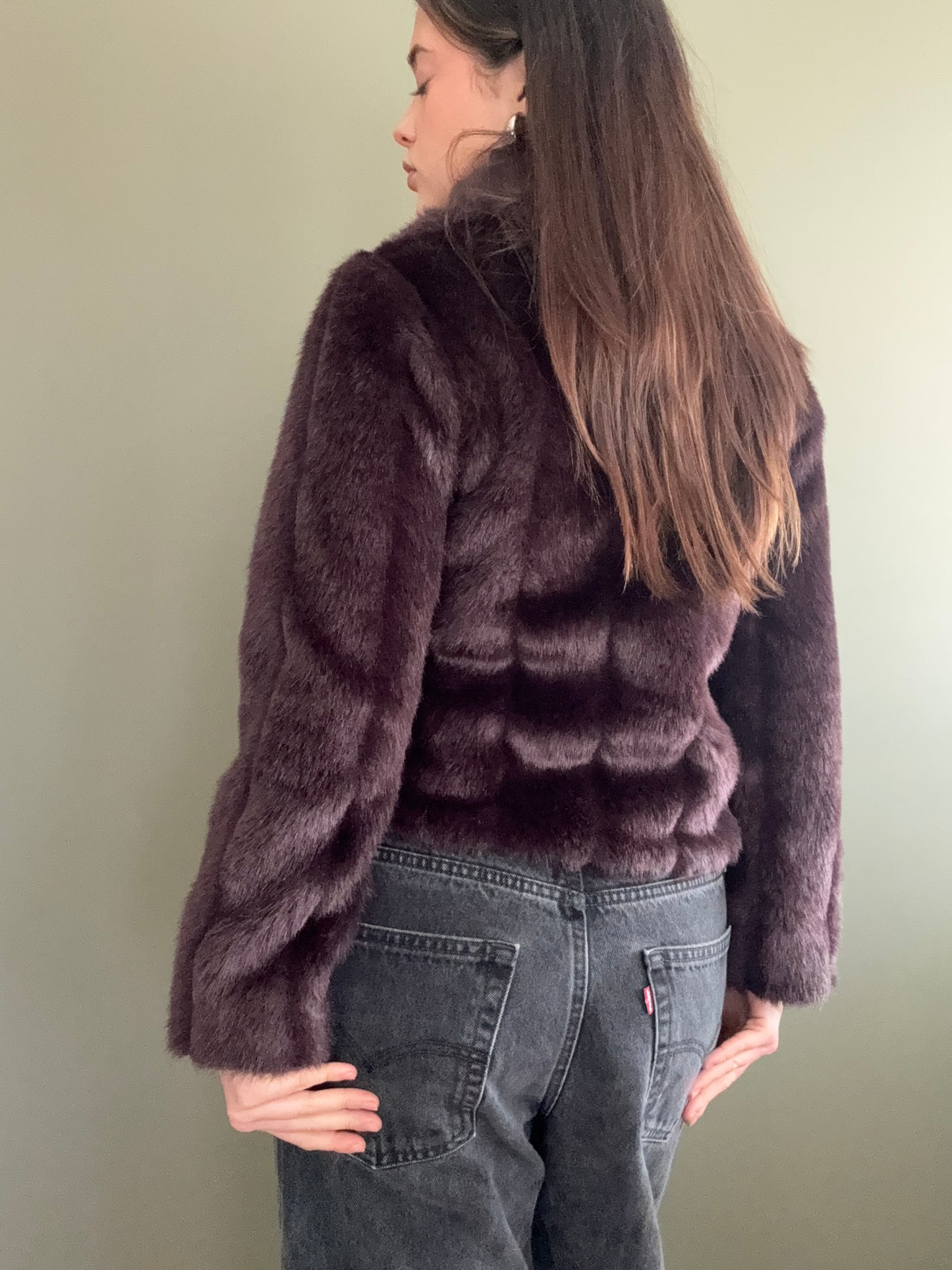 Faux Fur Jacket (UK8)