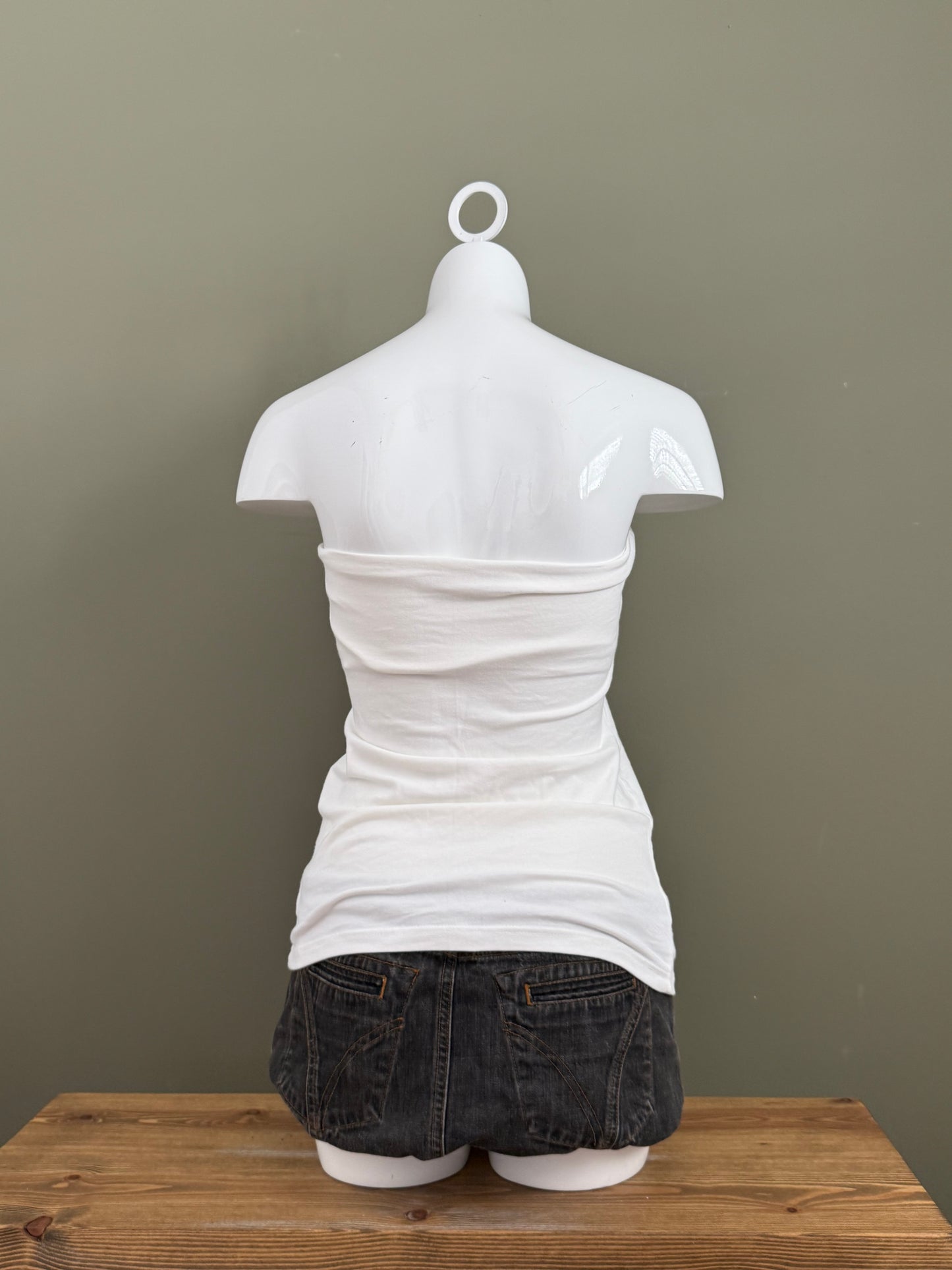White Bandeau Top (UK10)