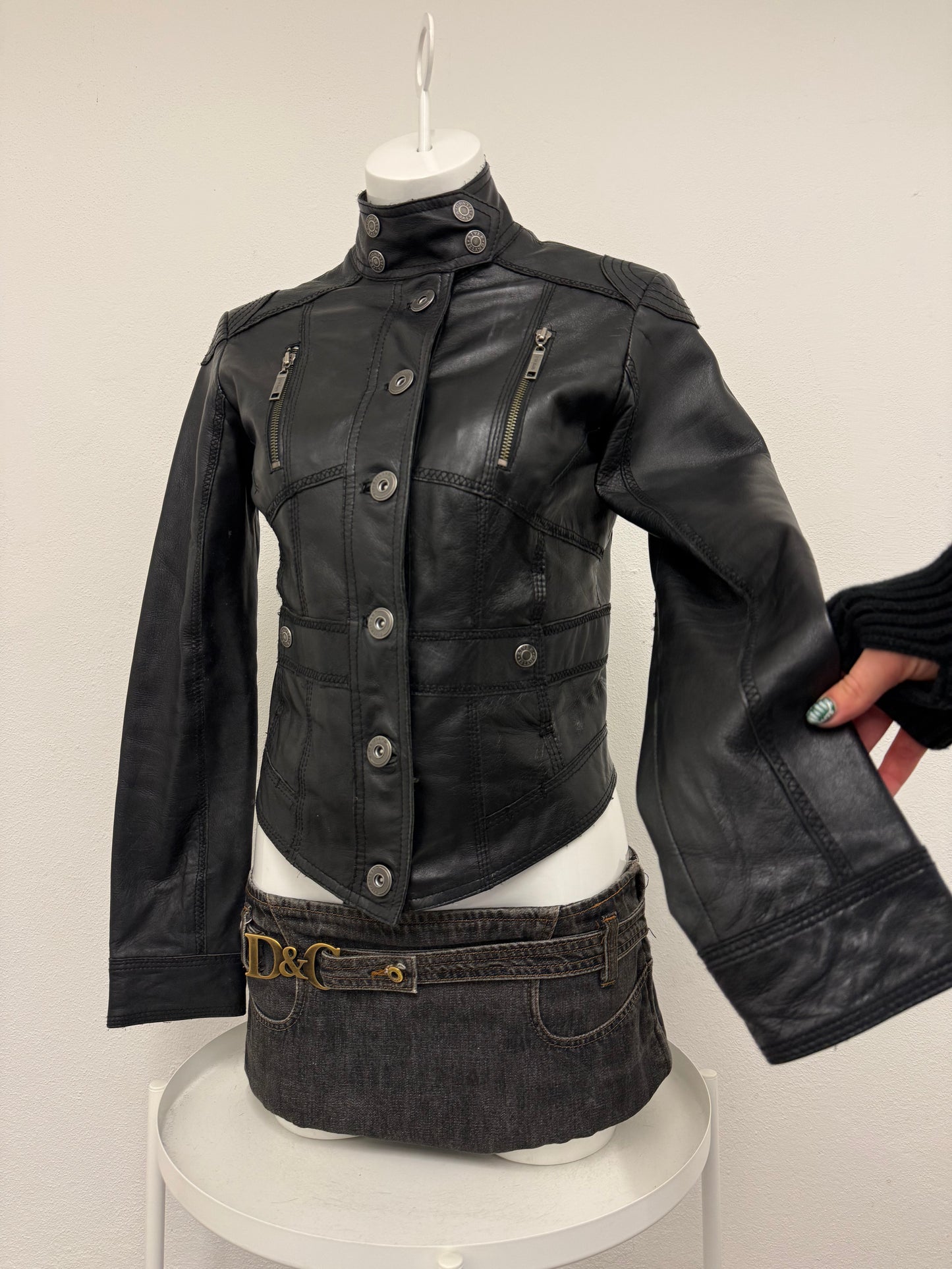Leather Corset Jacket (UK12)