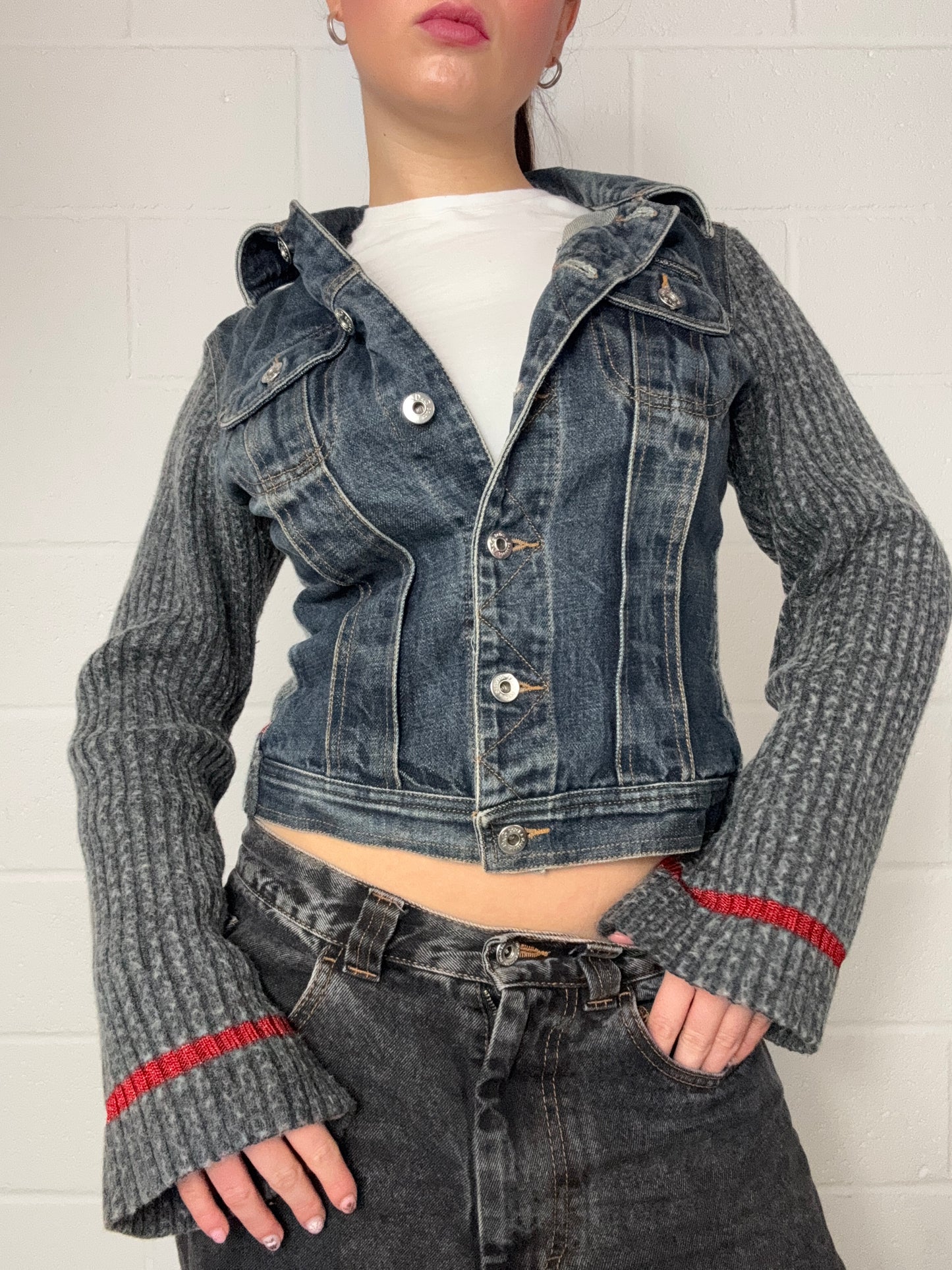 D&G Denim Knit Jacket (XS)