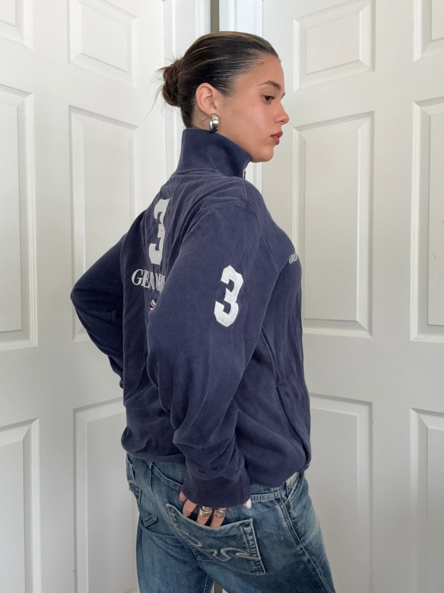 Vintage Ralph Lauren Great Britain Zip Jumper (L)