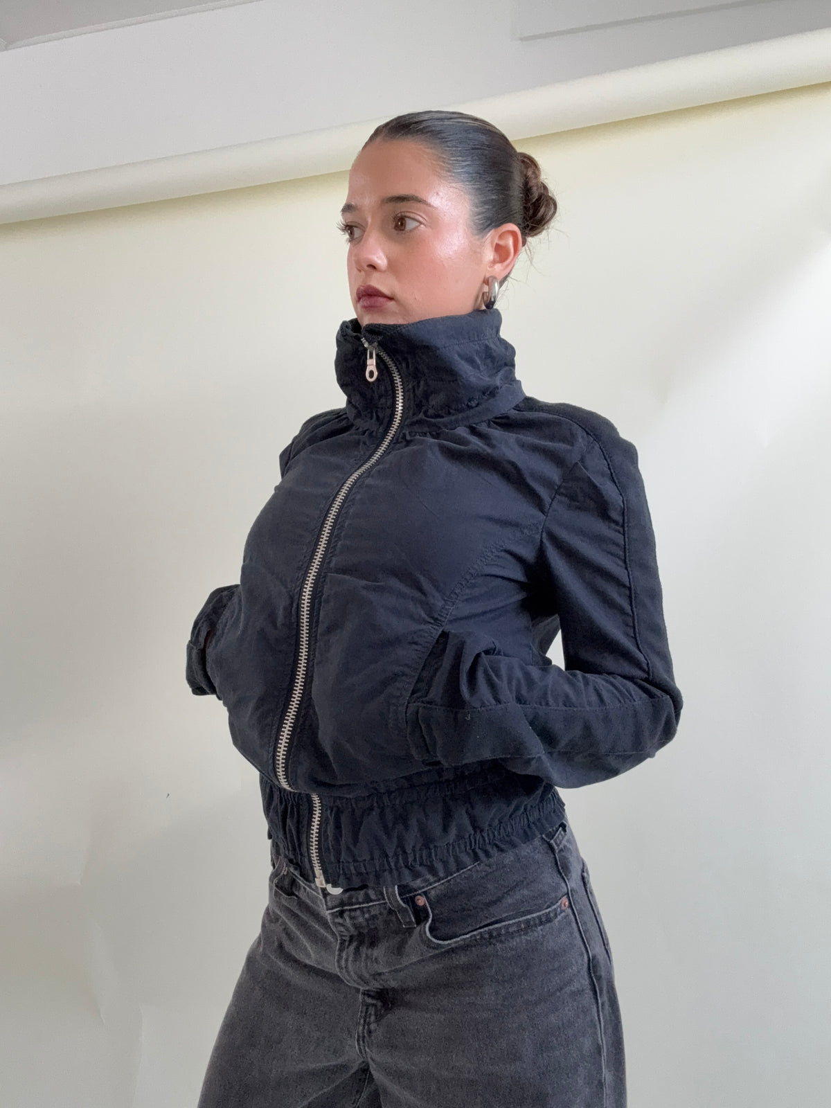 Diesel Funnel Neck Cargo Jacket (S)