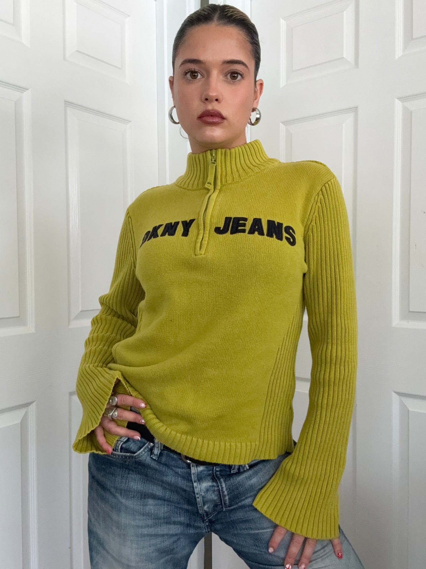 DKNY 1/4 Zip Jumper (XL)