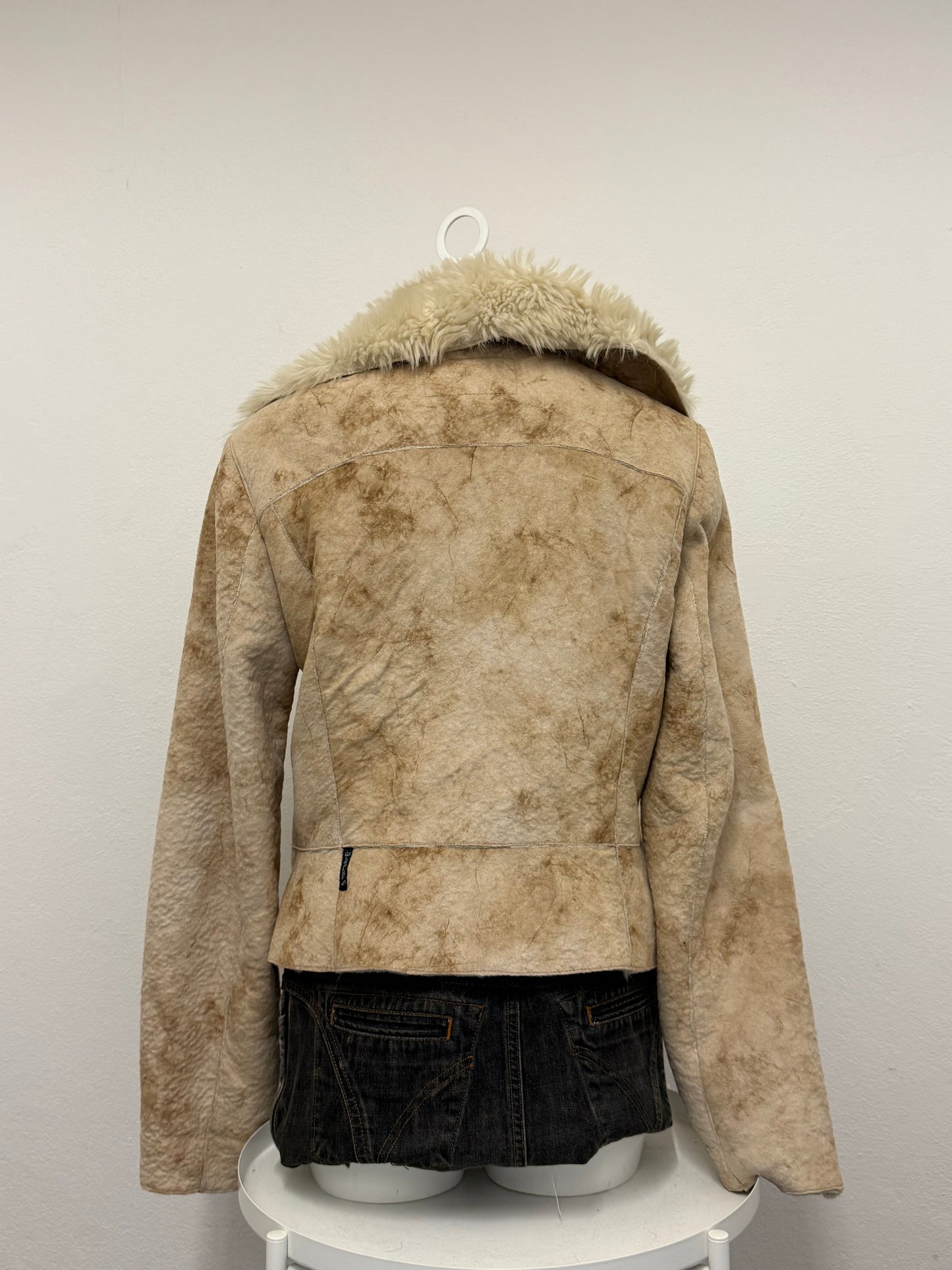 Faux Fur Armani Buckle Jacket (UK14)