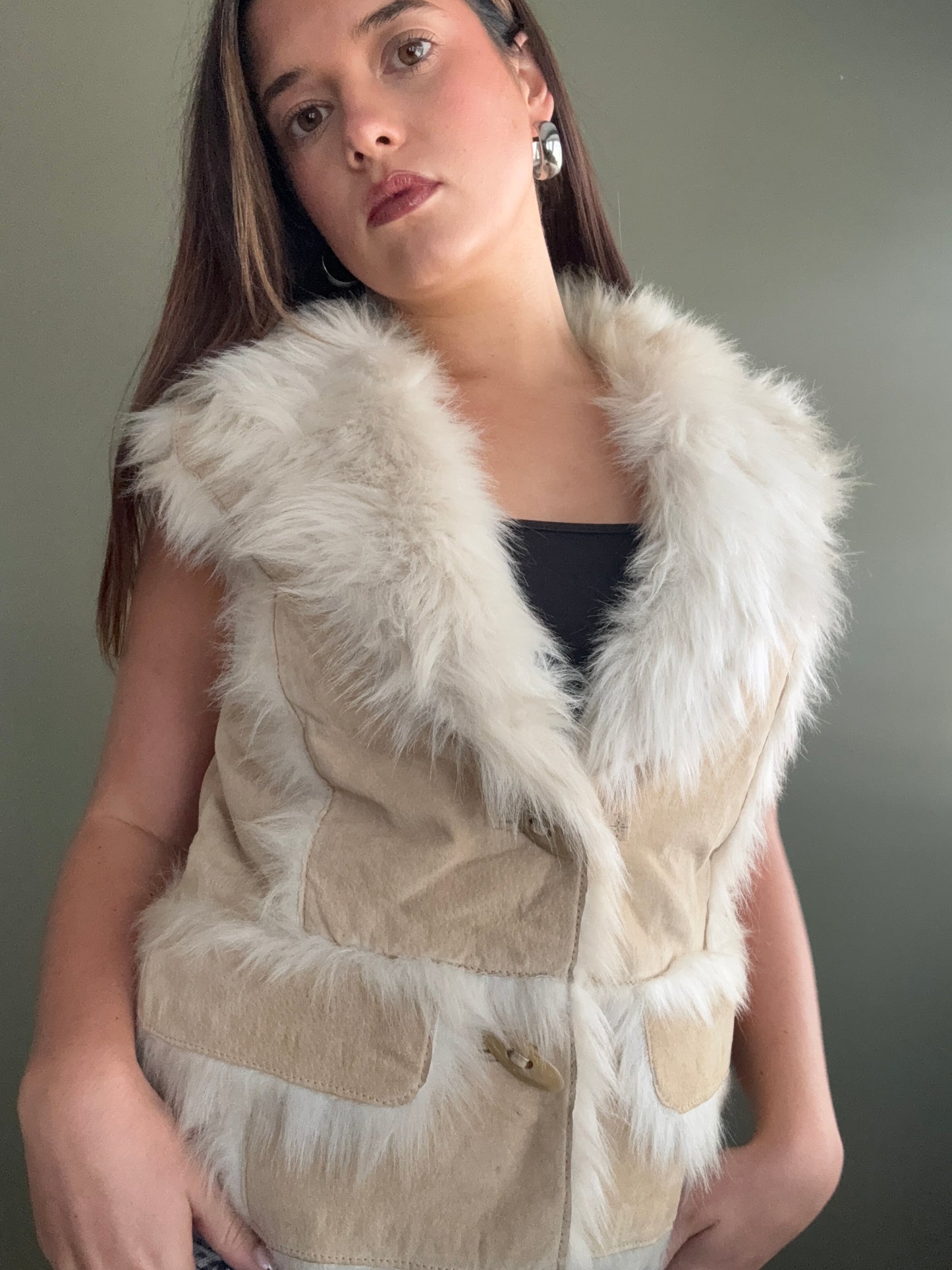 Morgan De Toi Faux Fur Gilet (M)