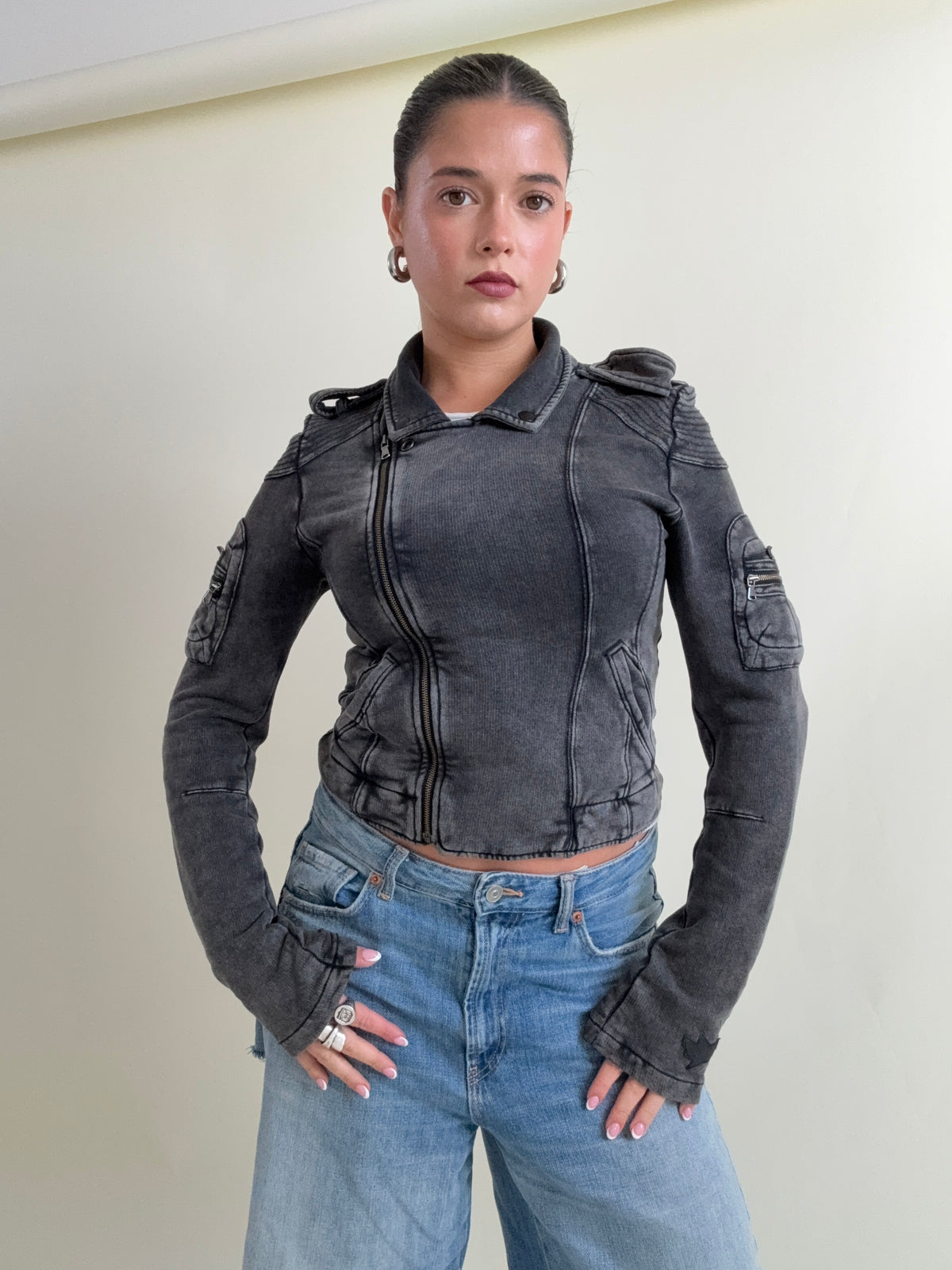 Diesel Cotton Biker Jacket (S)