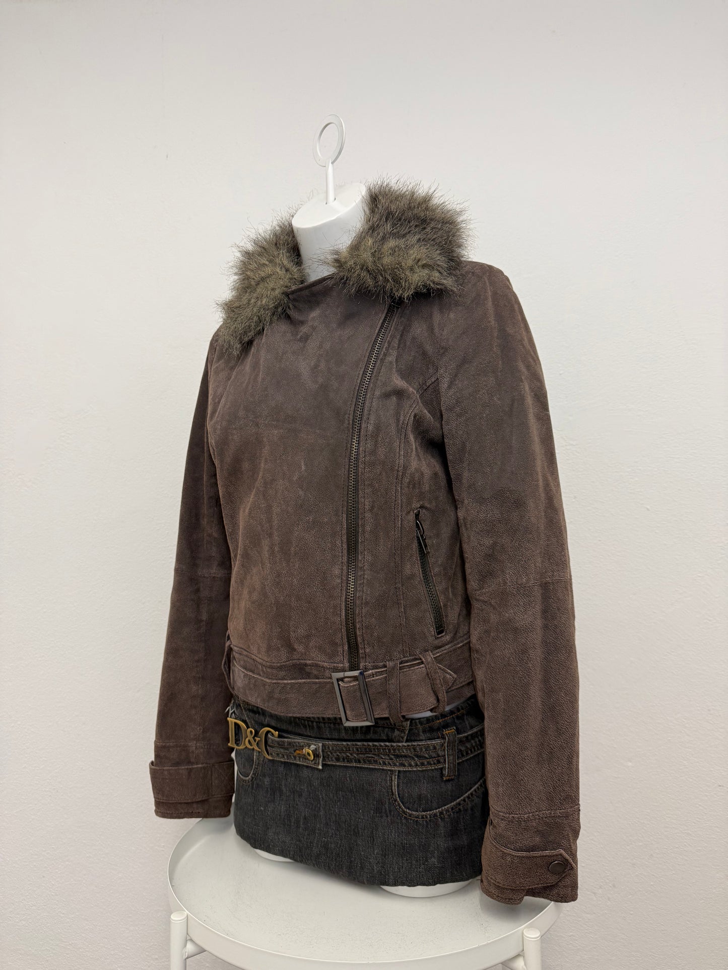 Jane Norman Suede Jacket (UK14)