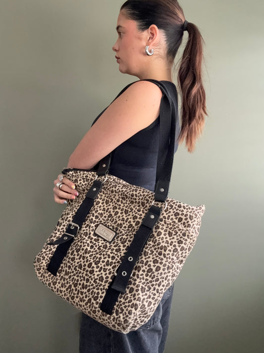 Jane Norman Leopard Tote Bag