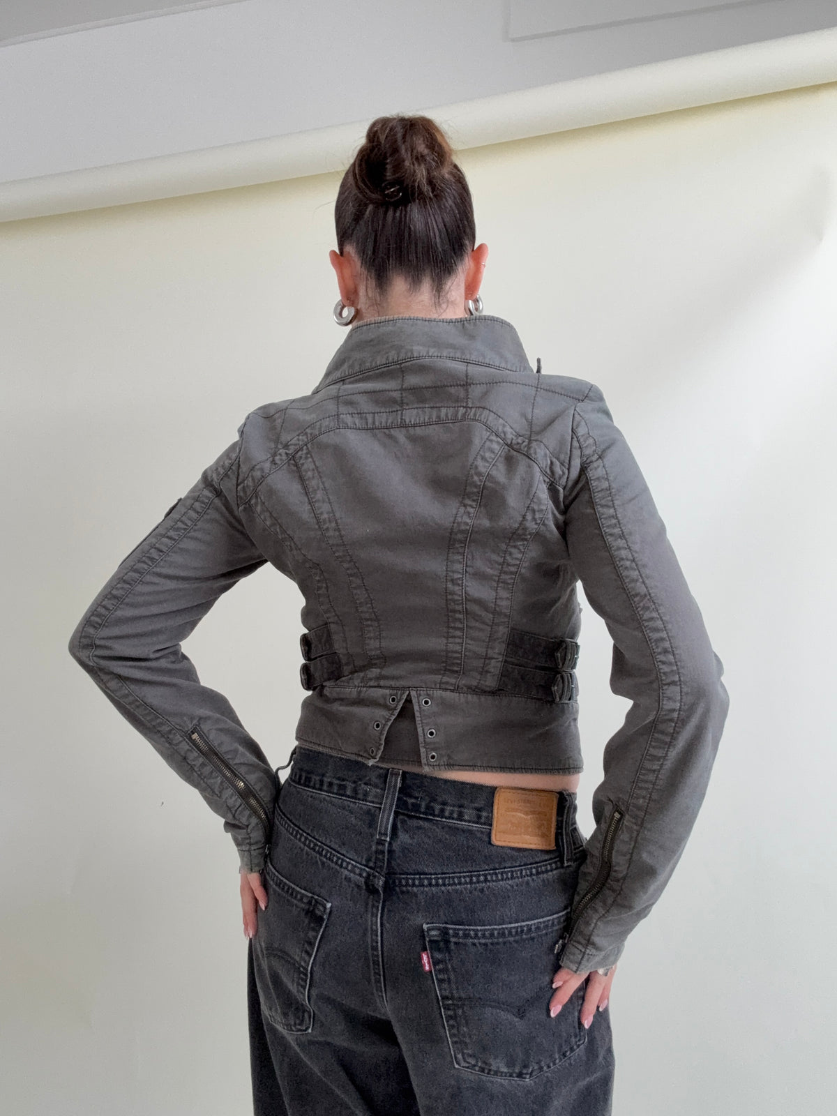 Diesel Cropped Utility Jacket (M)