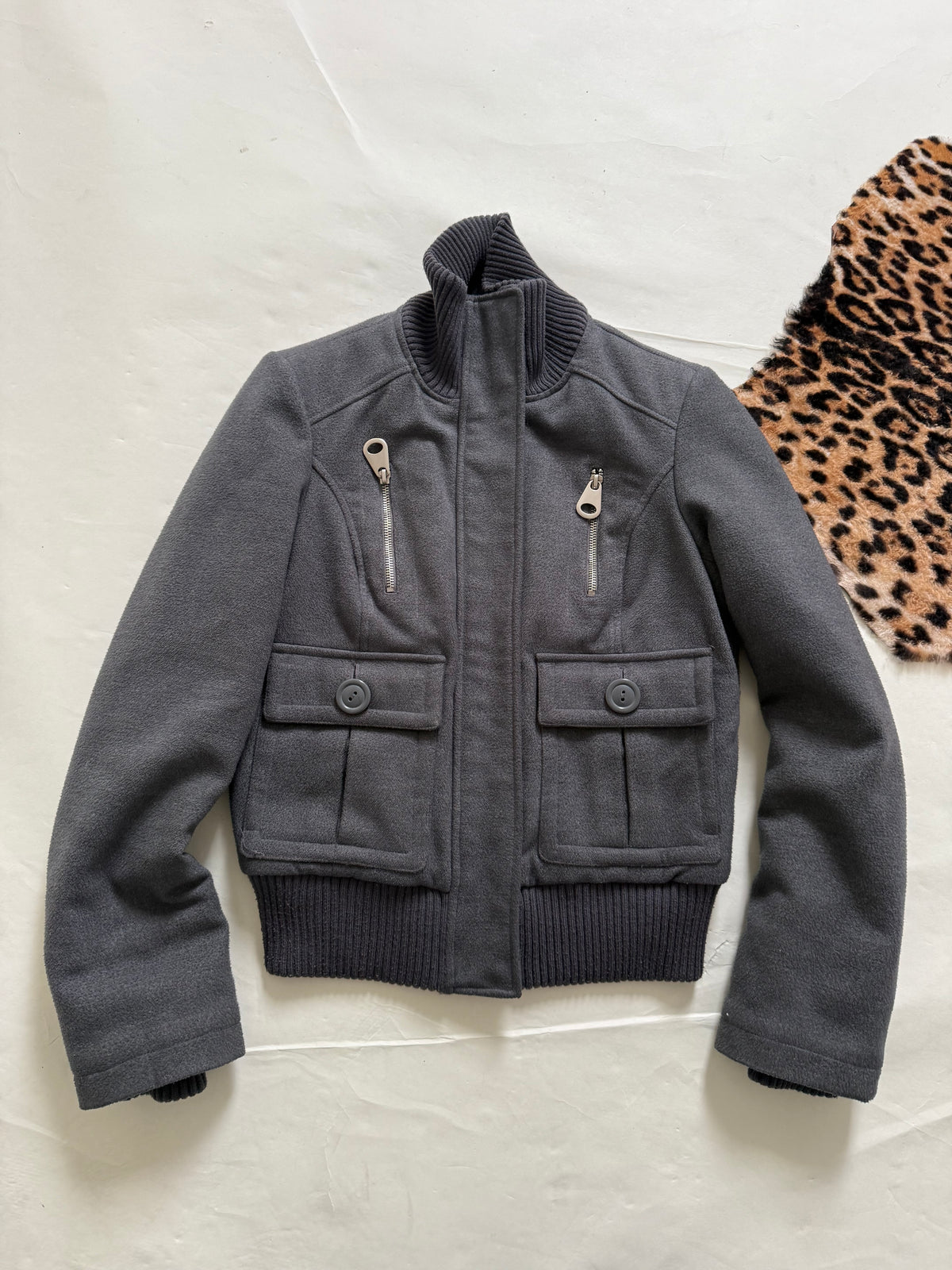 Grey Cargo Jacket (S)