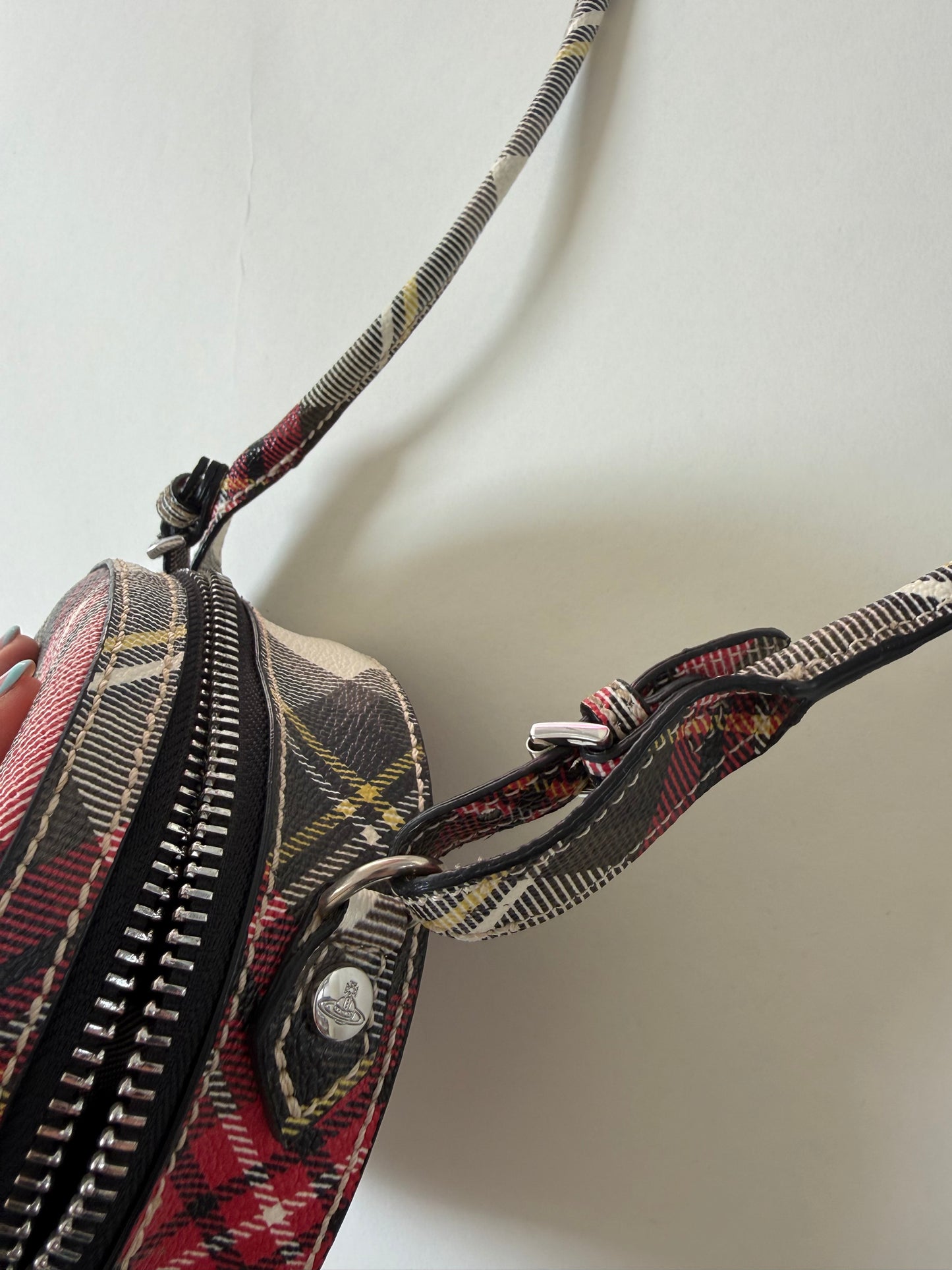 Vivienne Westwood Tartan Crossbody Bag
