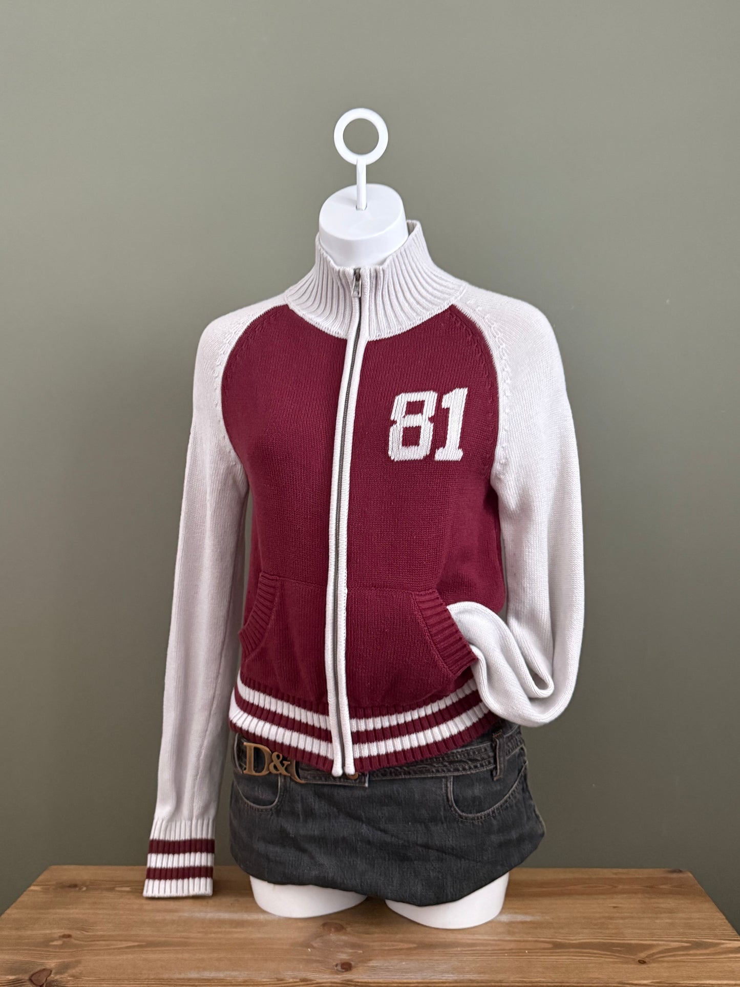 Guess Knit Zip Jumper (M)