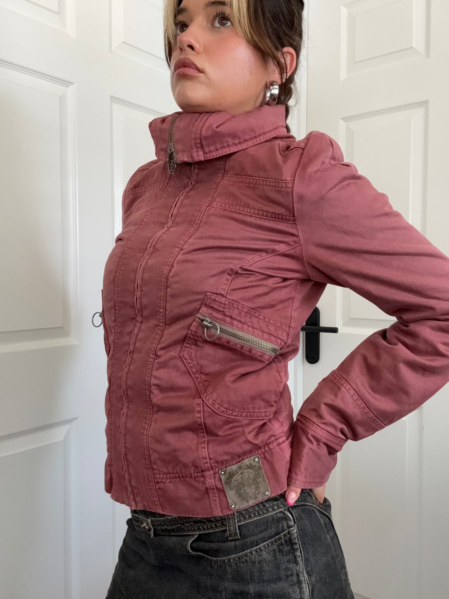 Vintage Diesel Funnel Neck Jacket (M)