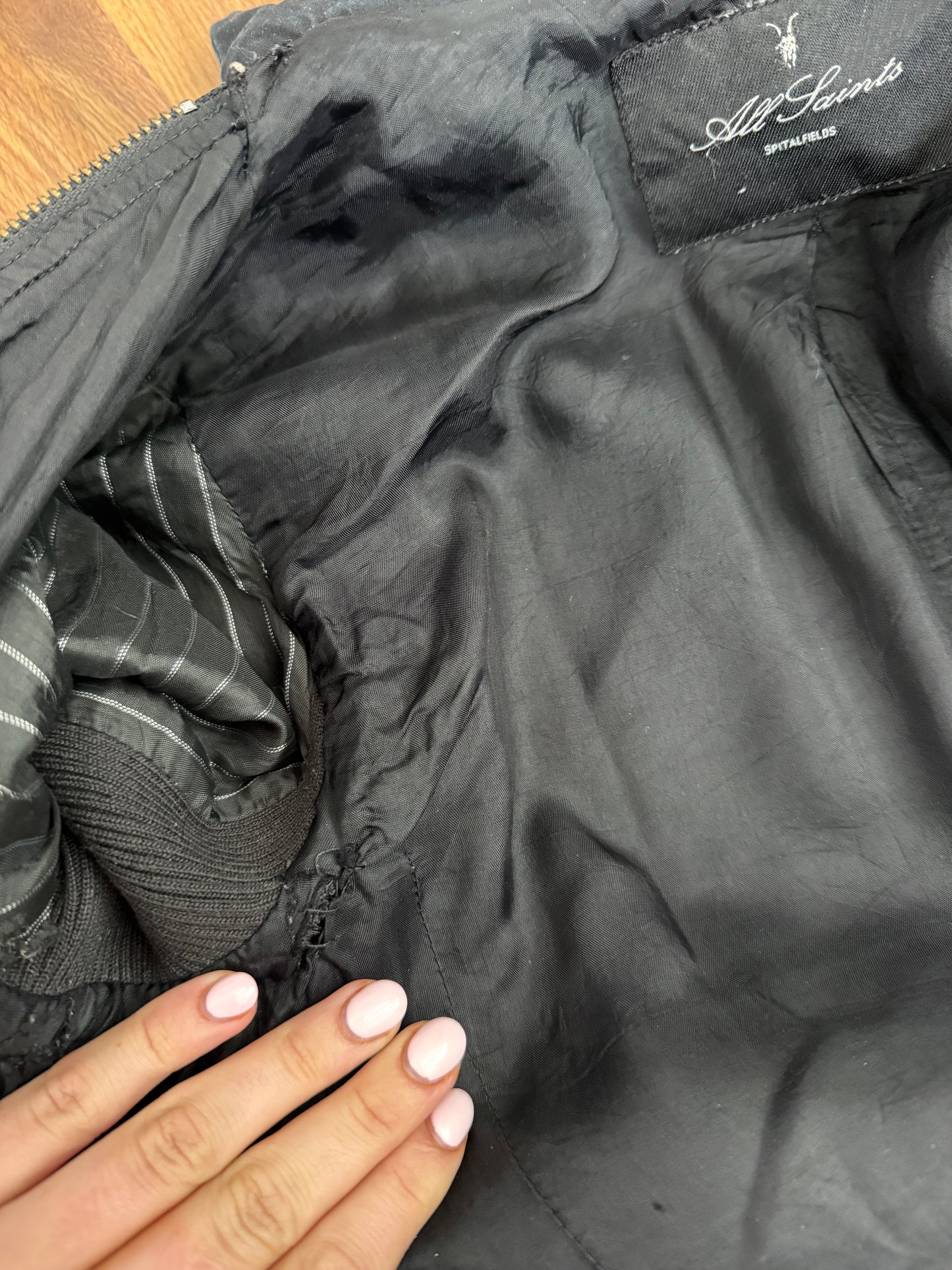 Allsaints Asymmetric Jacket (UK8)