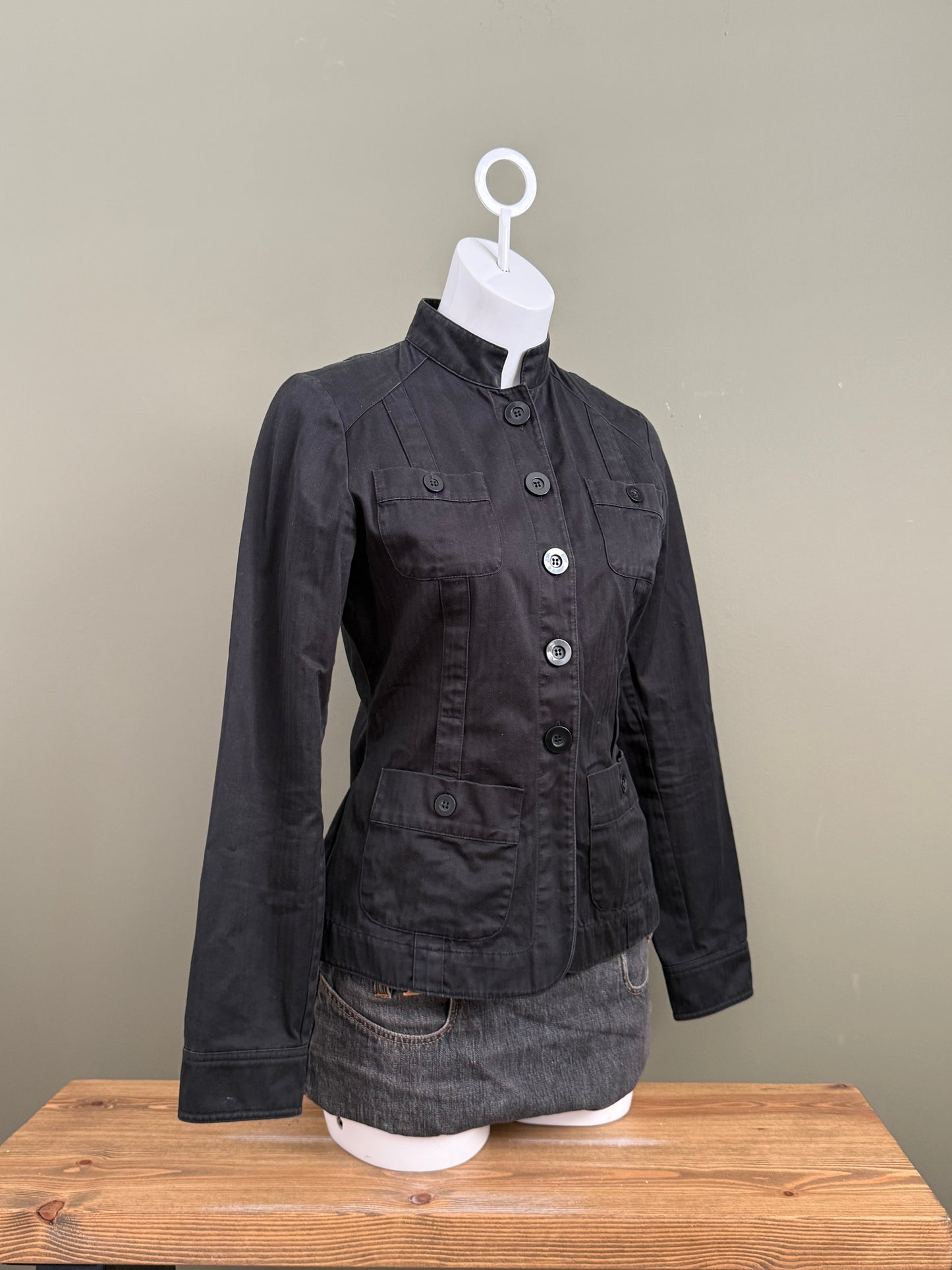 Black Military Jacket (UK10)