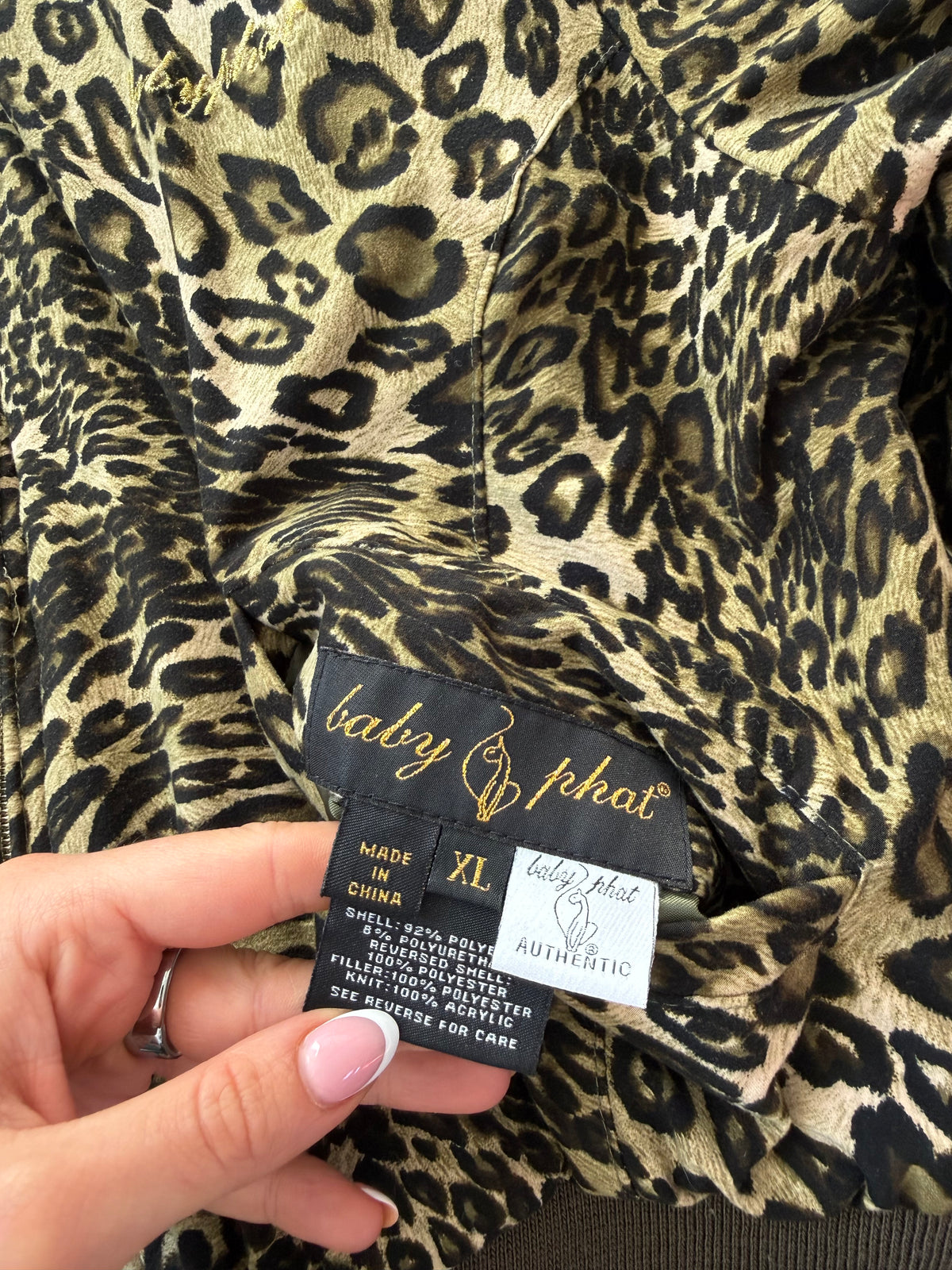 Baby Phat Reversible Bomber Jacket (XL)