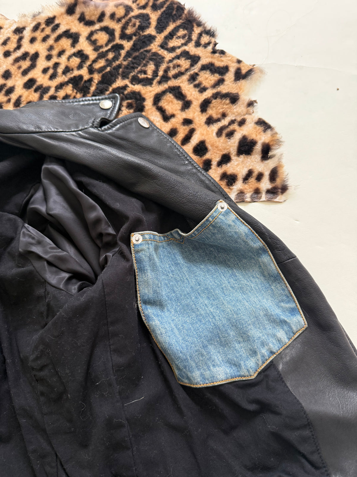 Diesel Leather Corset Biker Jacket (XS)