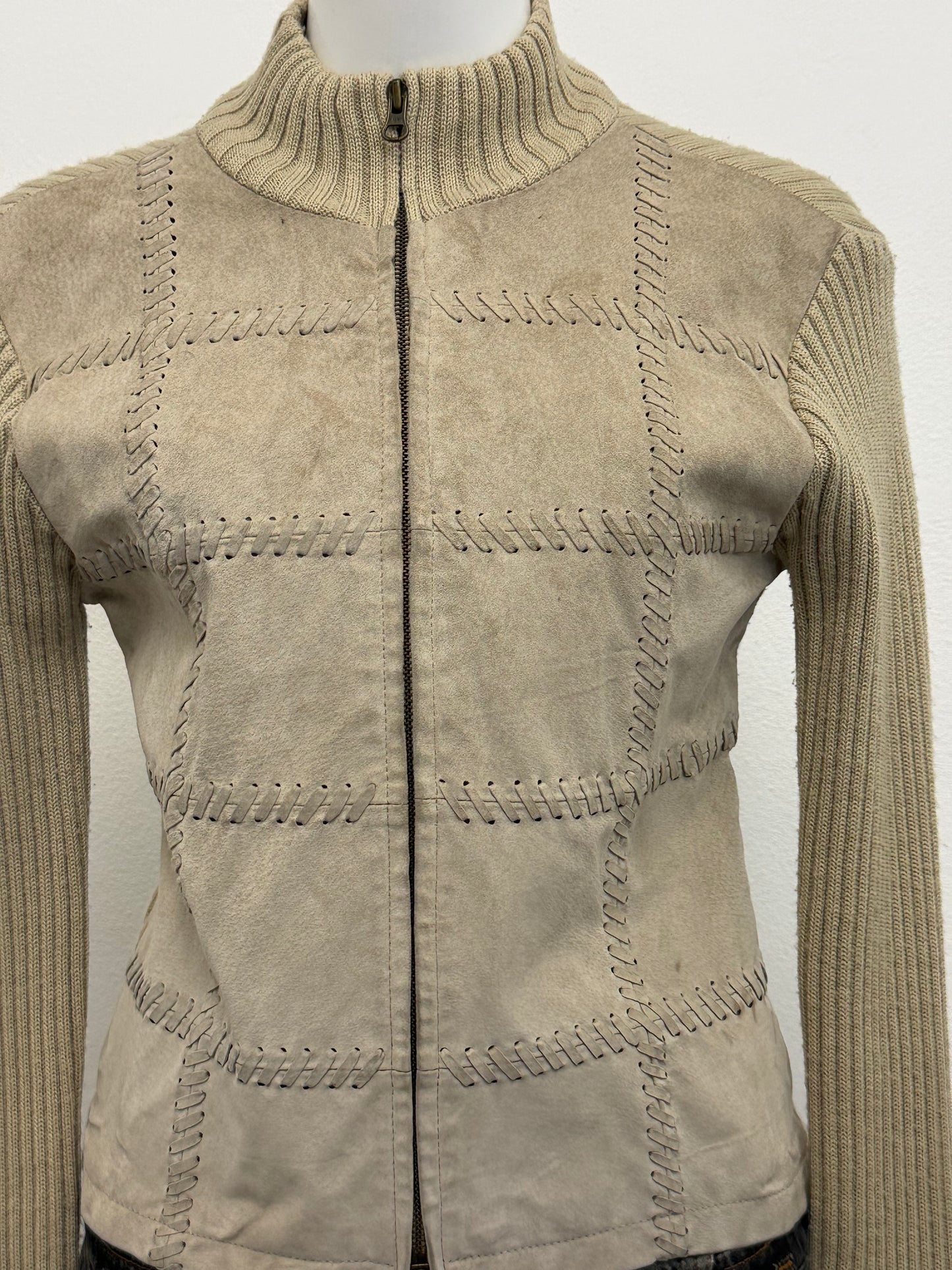 Suede Knit Jacket (UK12)