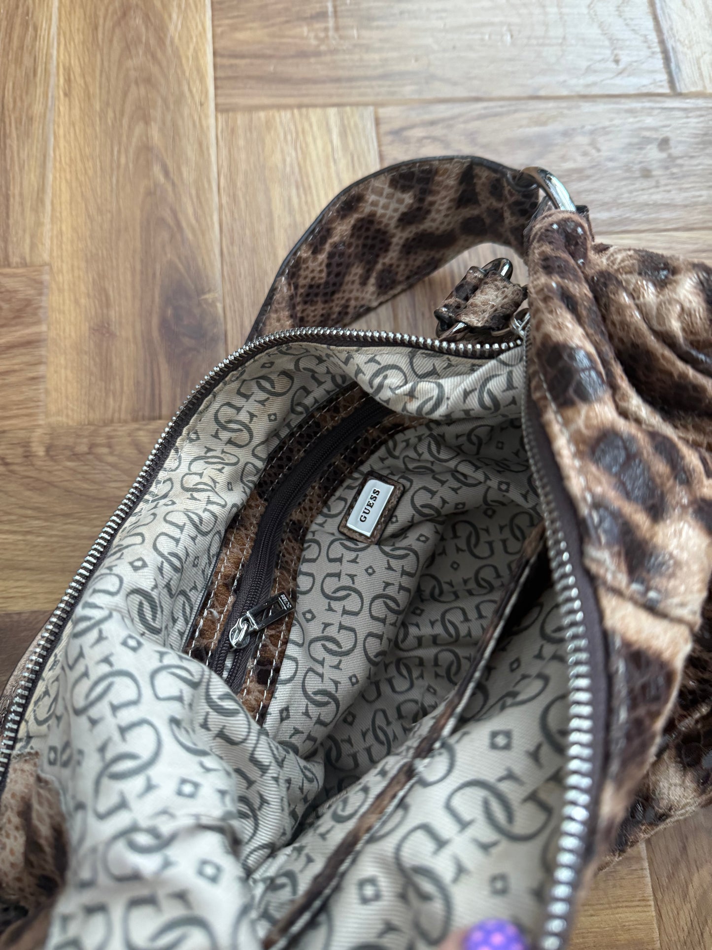 Guess Leopard Shoulder Bag