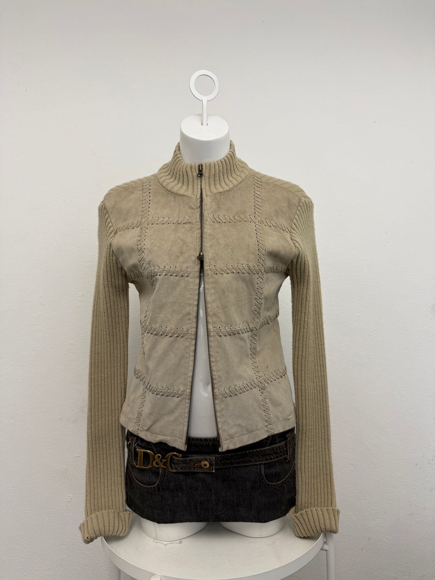Suede Knit Jacket (UK12)