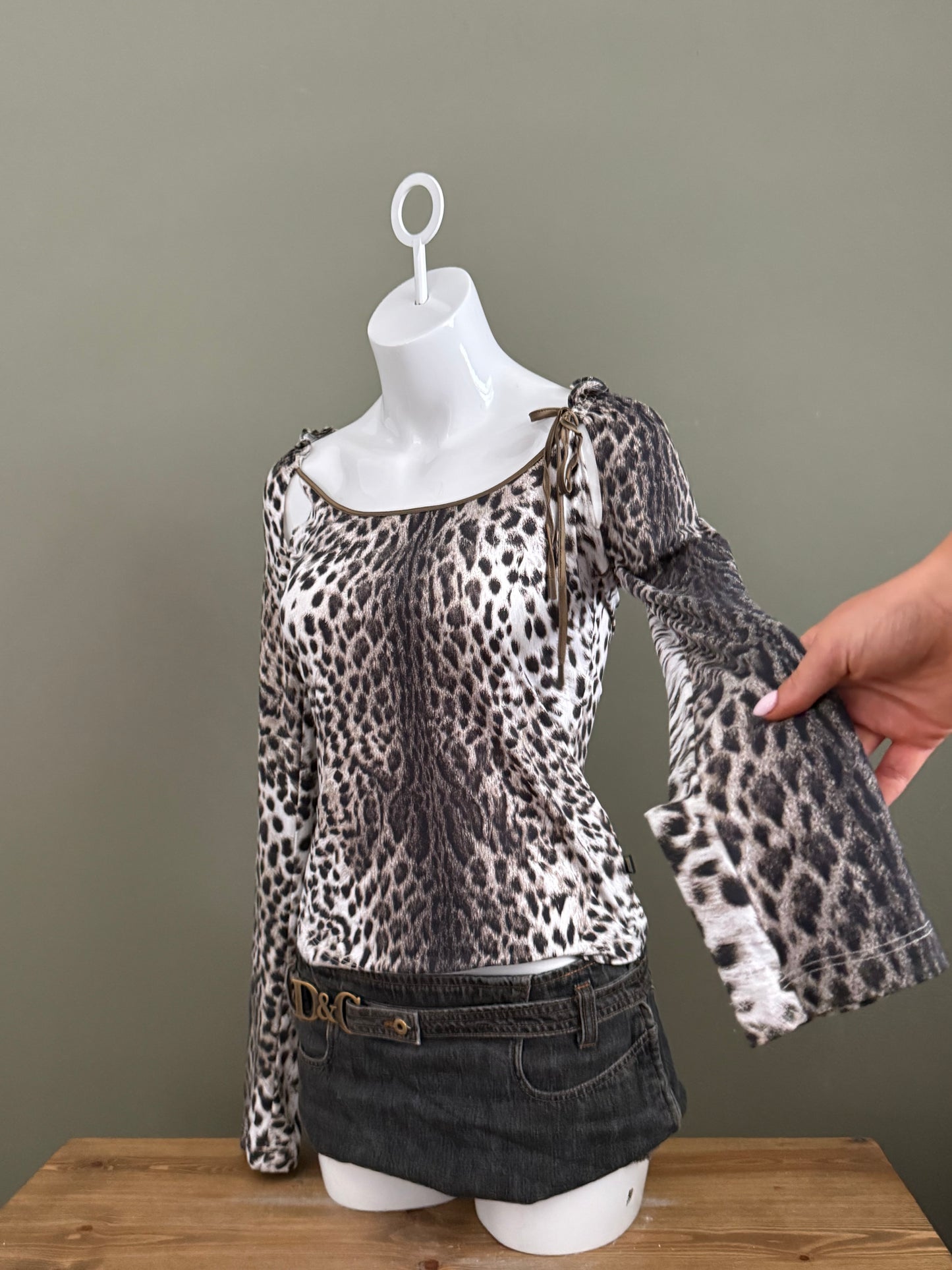 Leopard Cavalli Longsleeve (S)