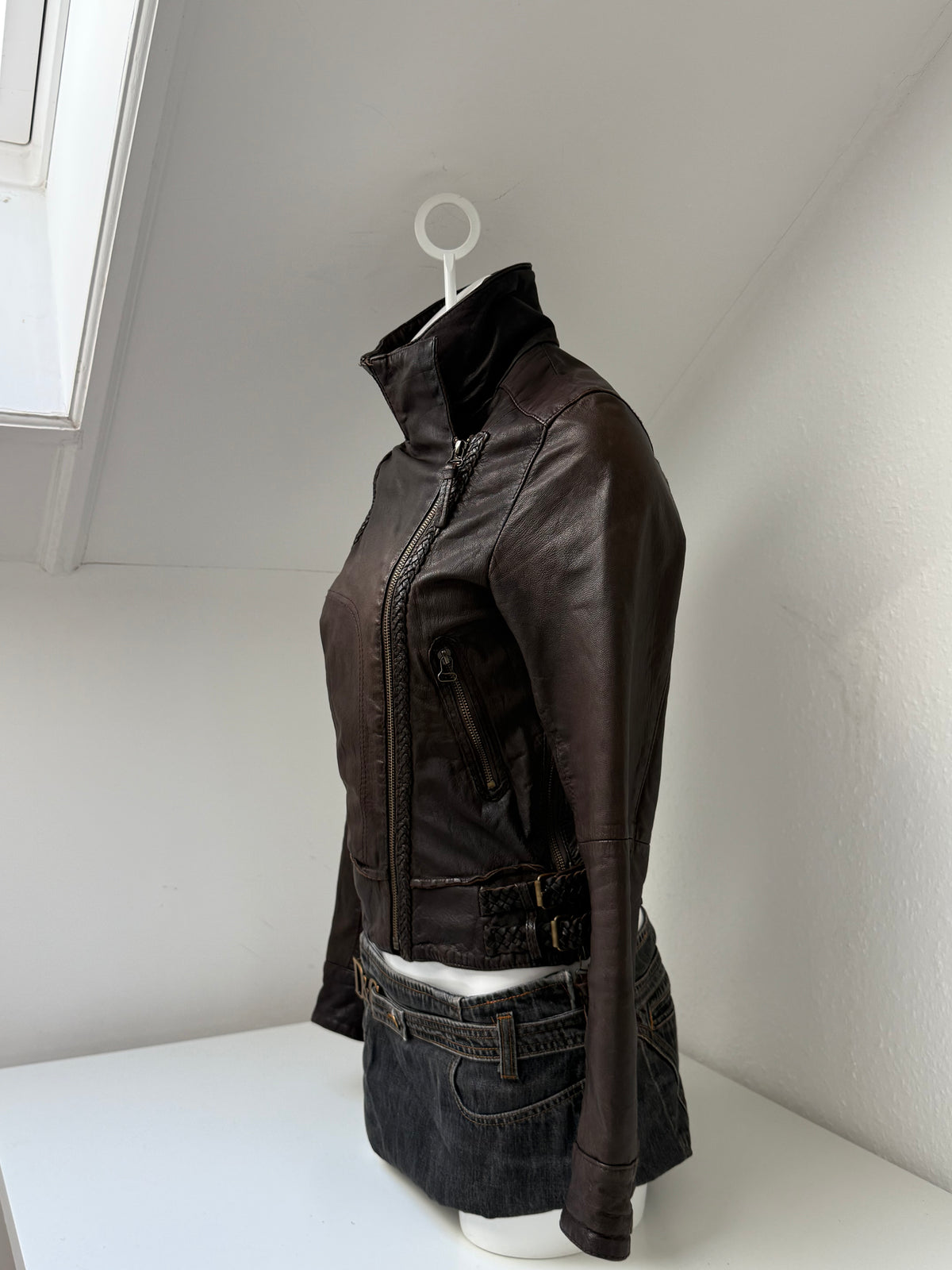 Allsaints Leather Jacket (UK10)