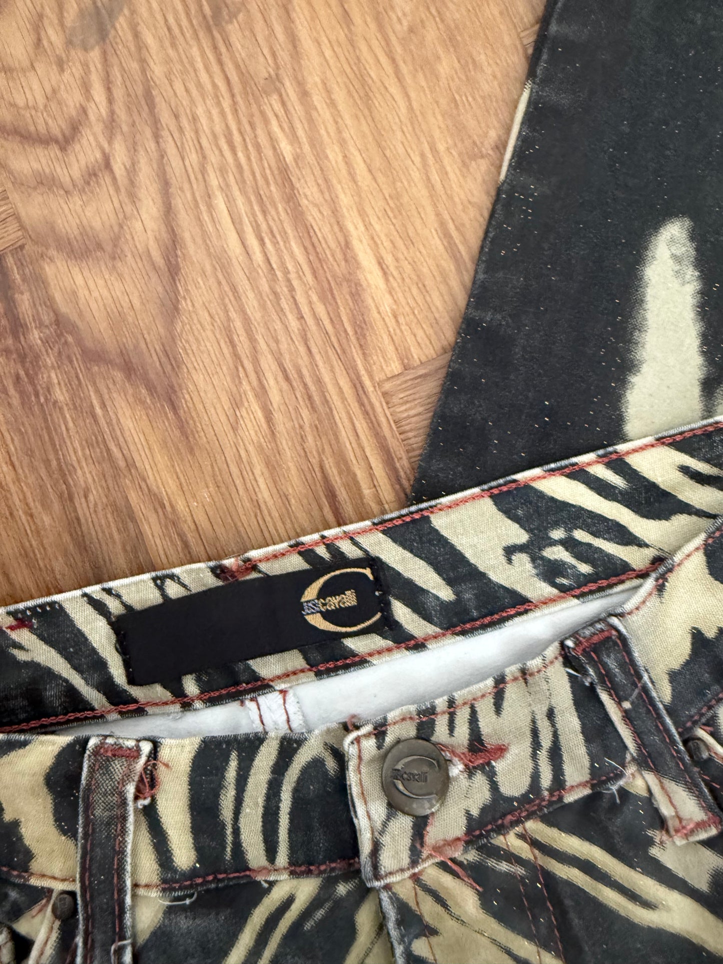 Cavalli Pattern Jeans (42)