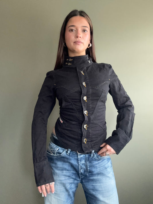 Black Diesel Corset Jacket (M)