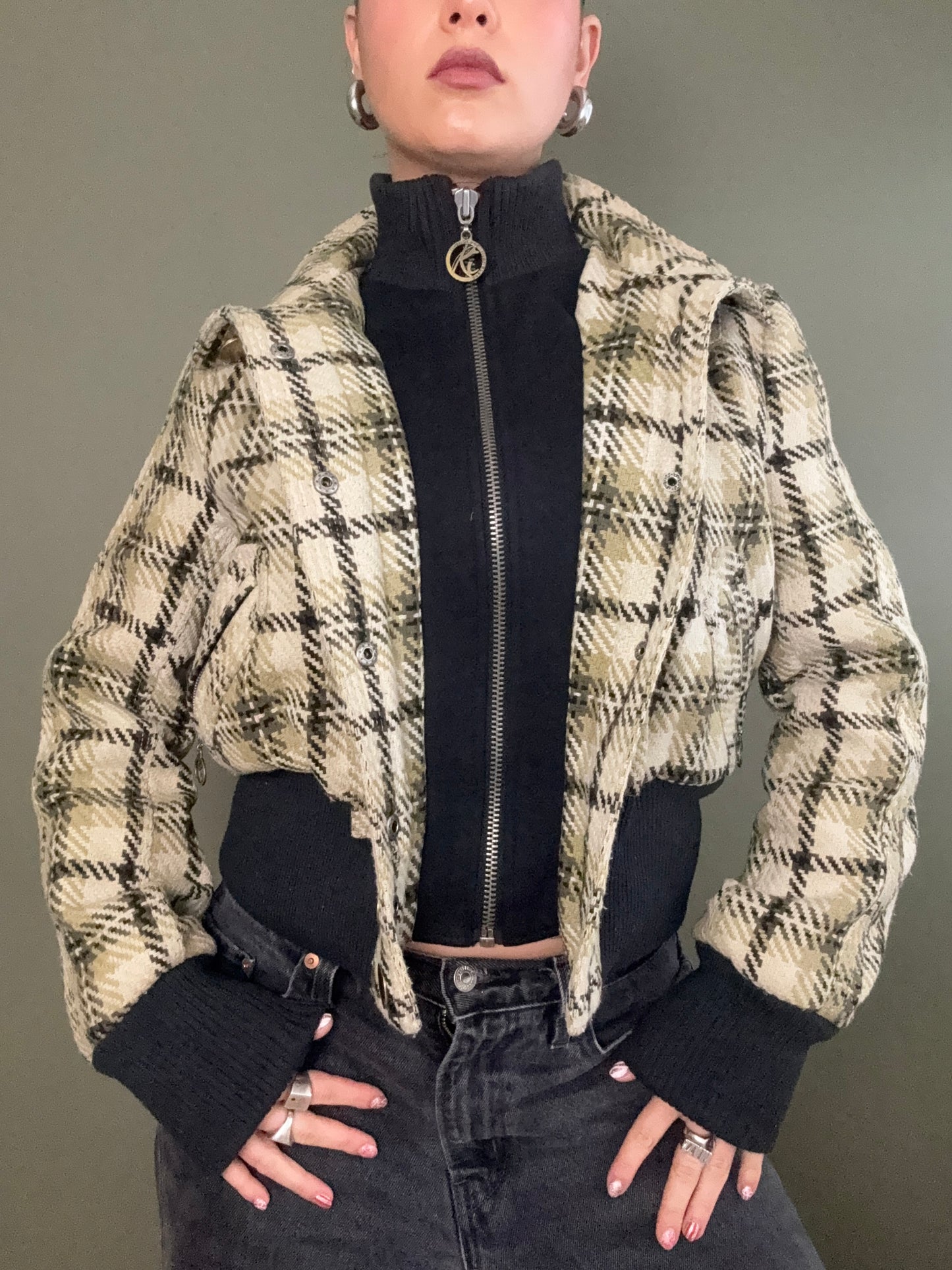Tartan Bomber Jacket (UK10)