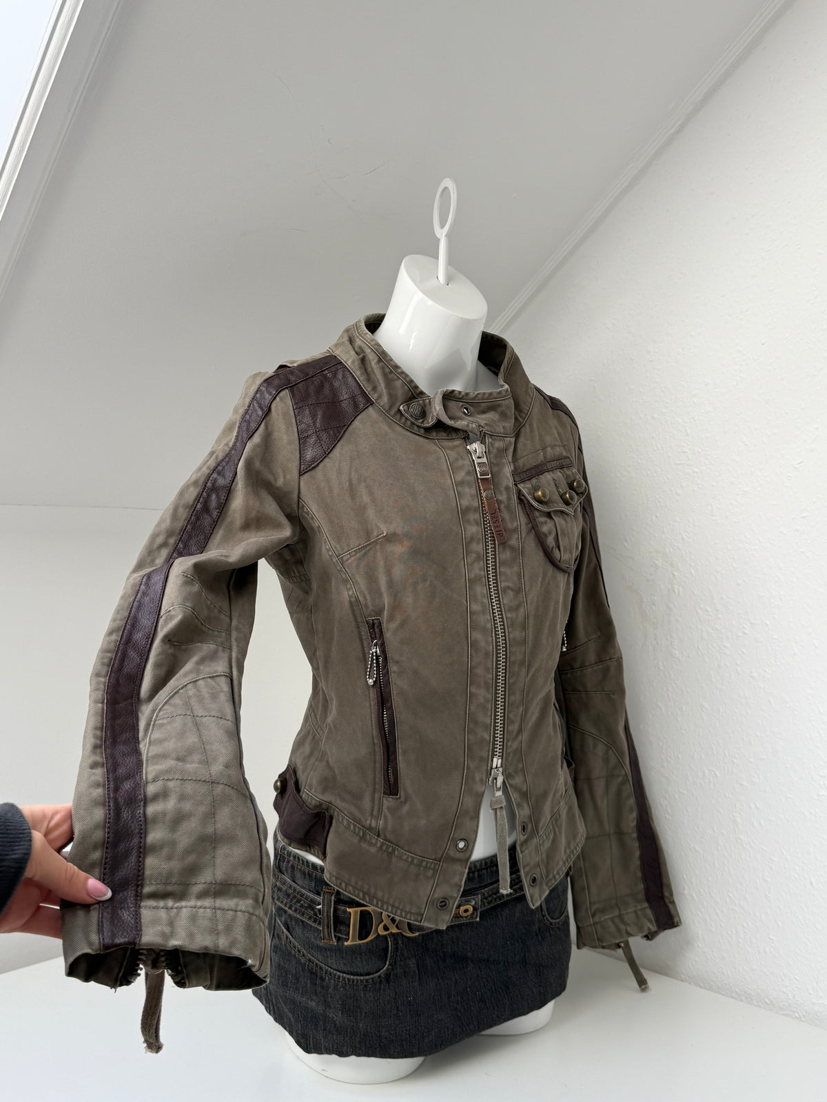 Vintage Diesel Fitted Utility Jacket (M)