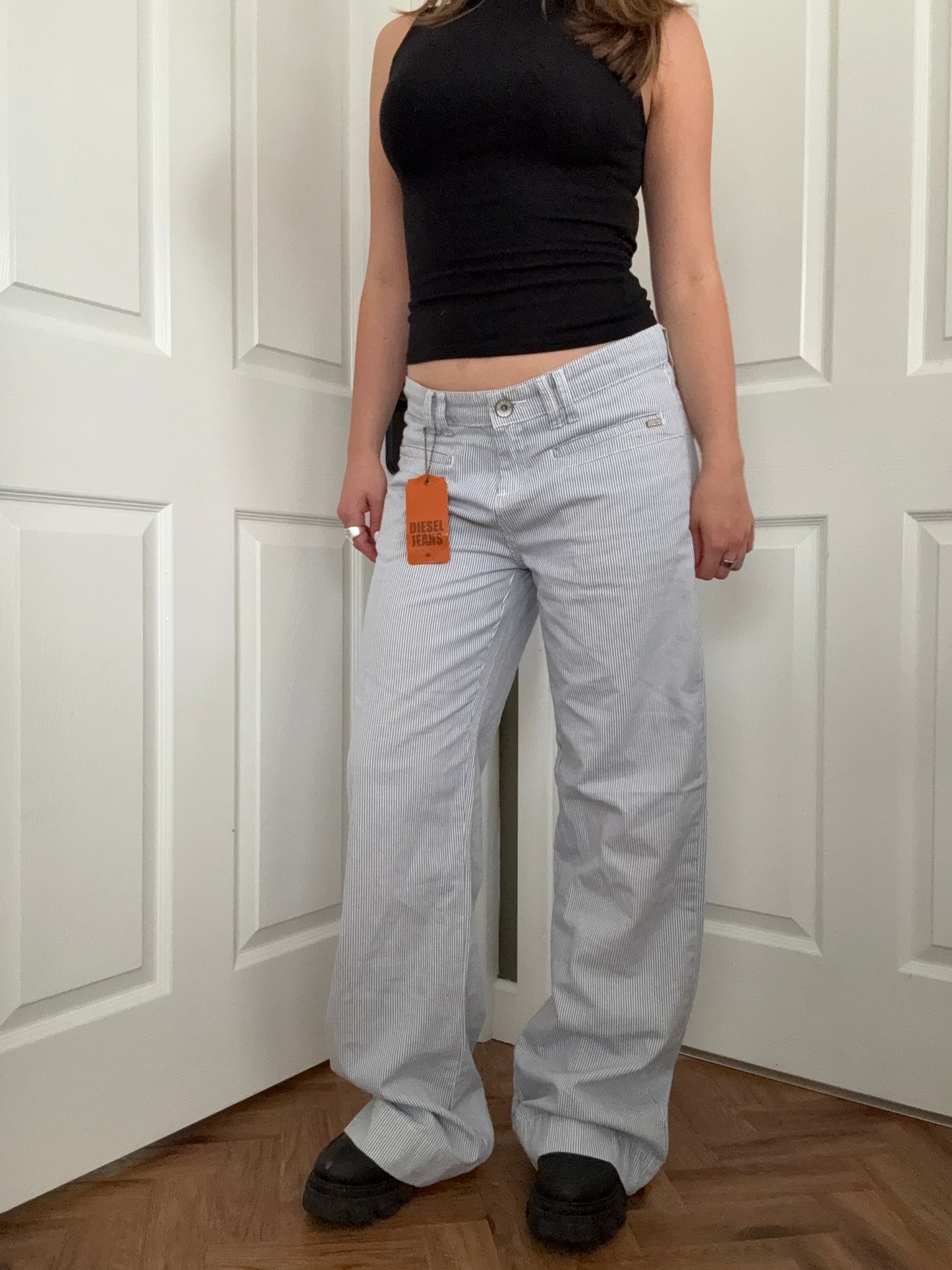 Diesel Cotton Pinstripe Trouser (32R)