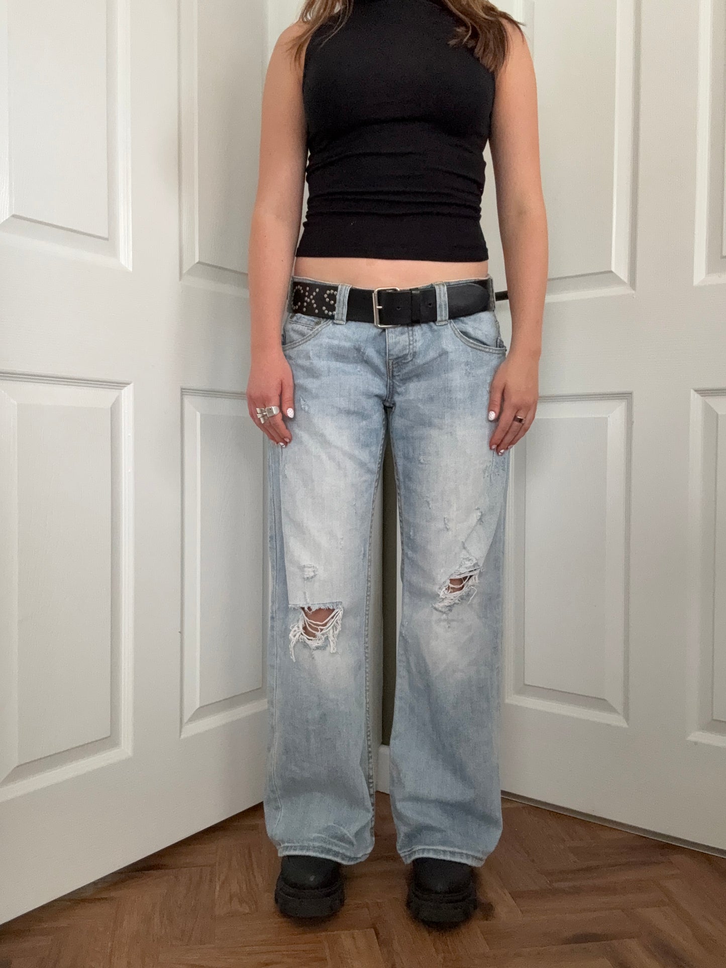 Y2K Distressed Jean (UK12)