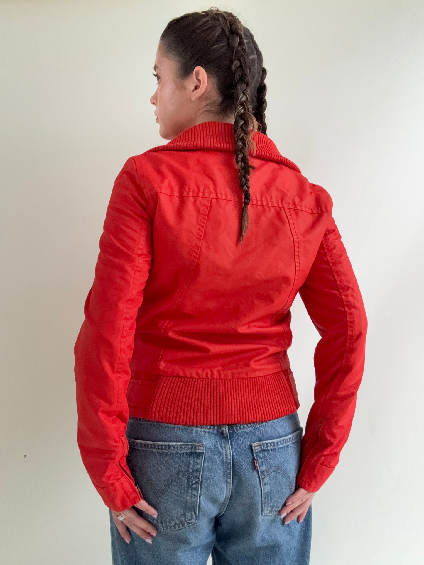 Diesel Red Bomber Jacket (S)