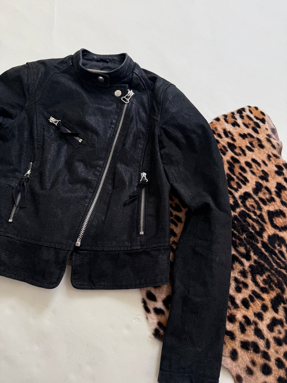 Vintage Leather Jacket (UK8)