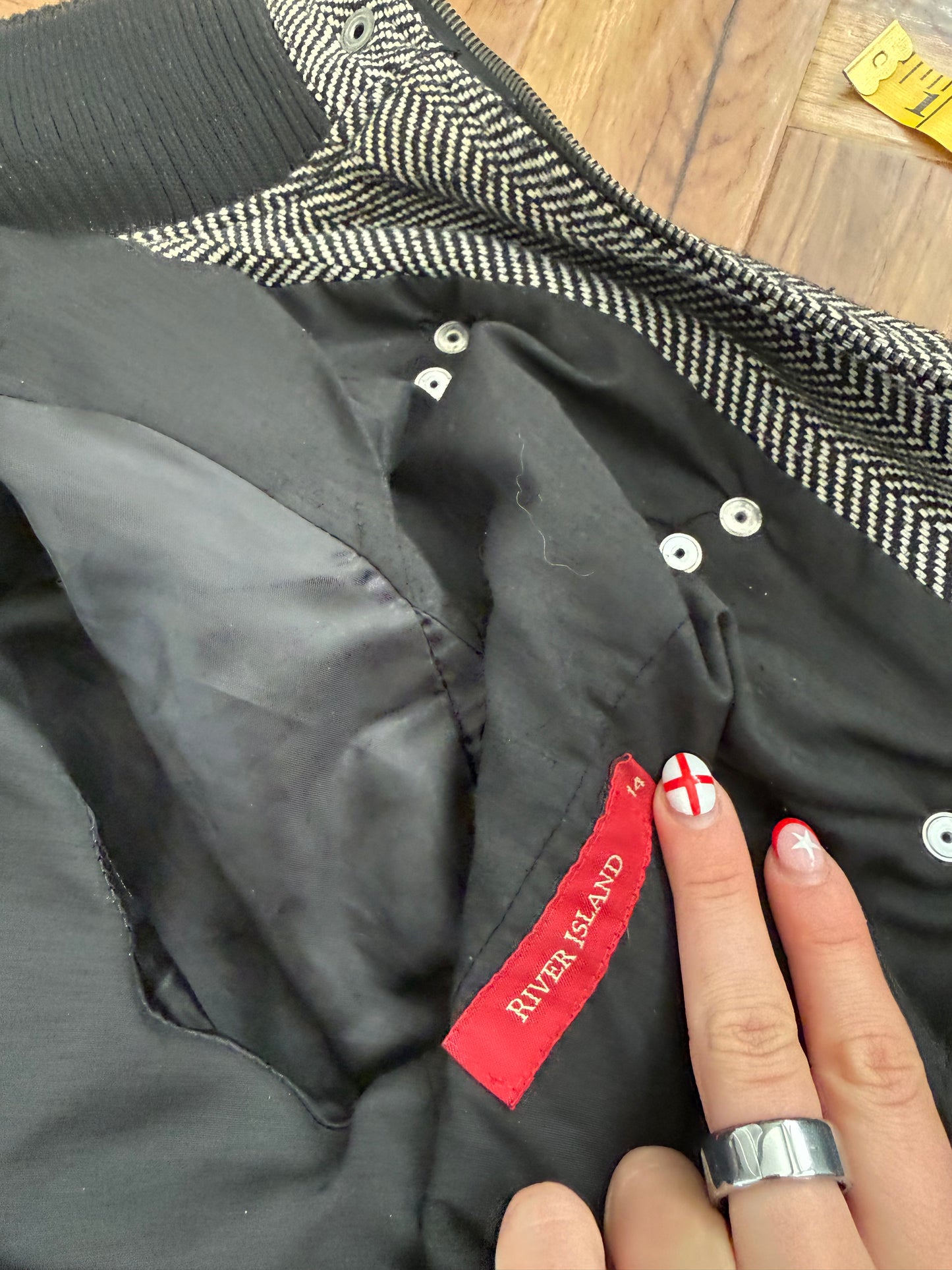 Funnel Neck Y2K Jacket (UK14)