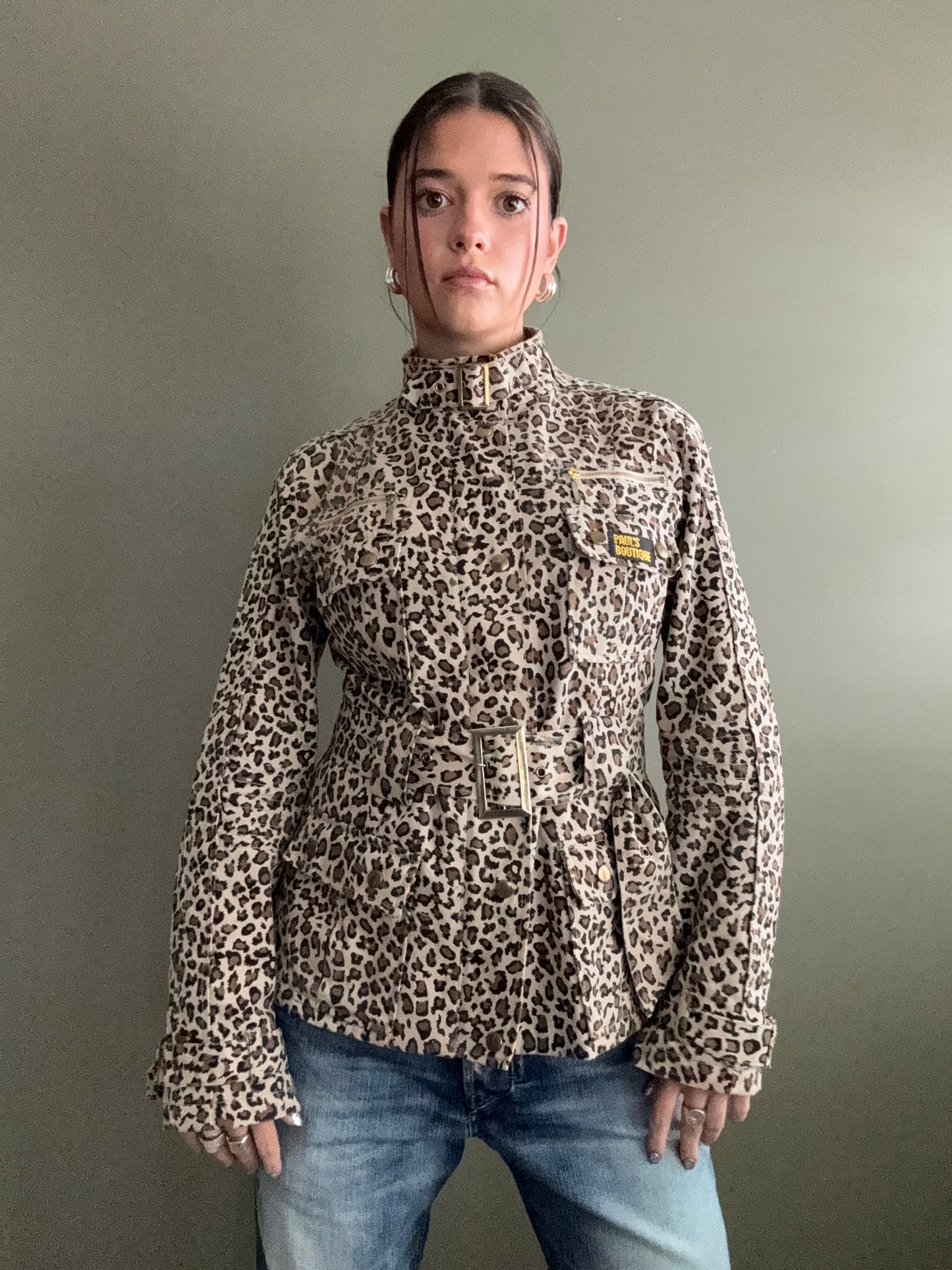 Paul’s Boutique Leopard Jacket (M)