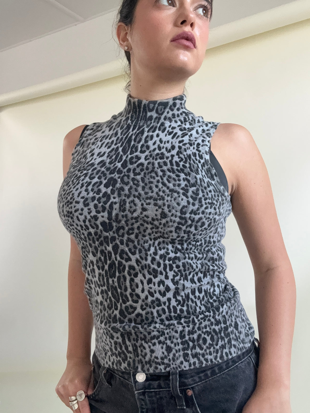Karen Millen Leopard Top (XS)