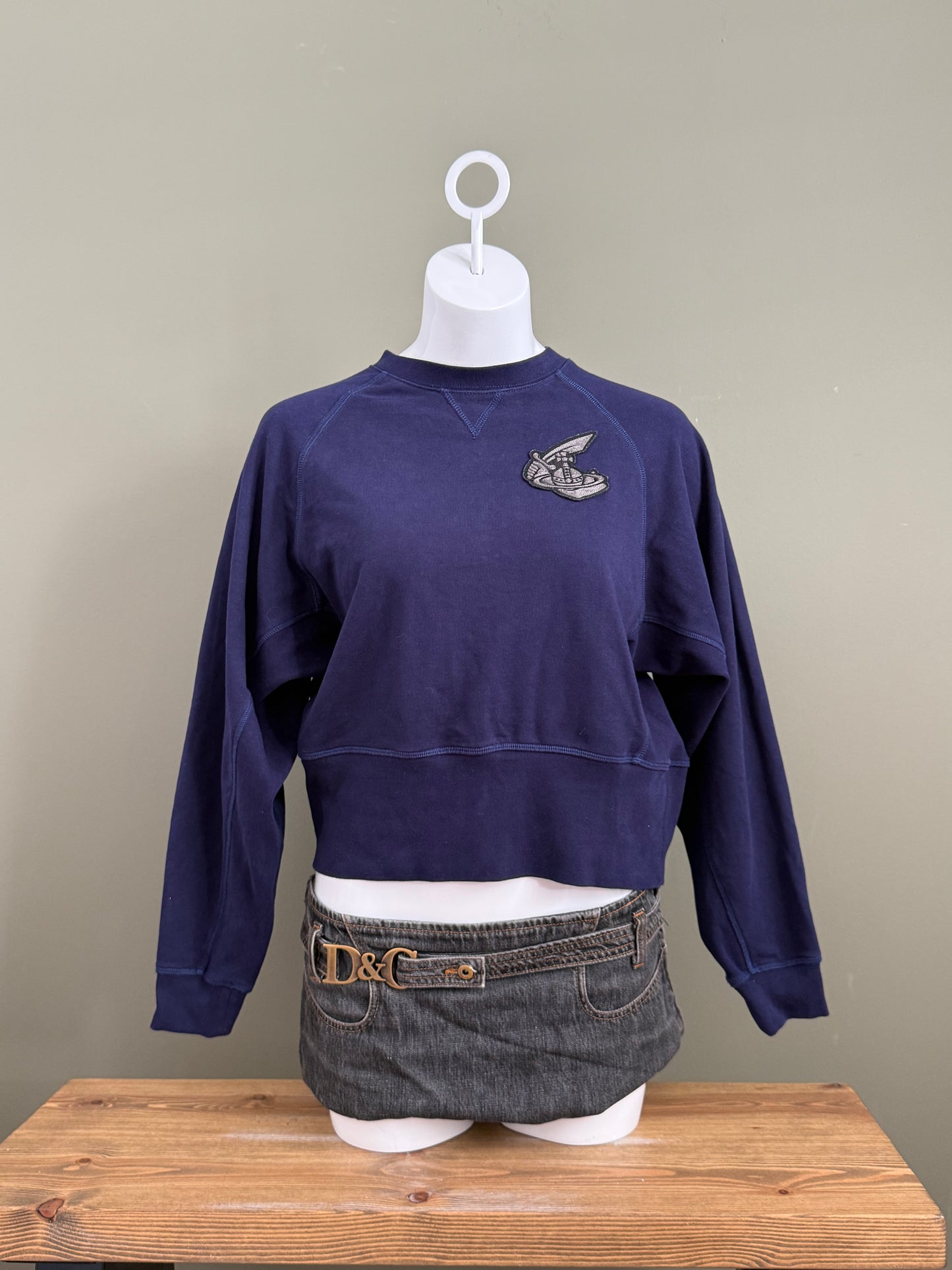 Navy Vivienne Westwood Sweatshirt (S)