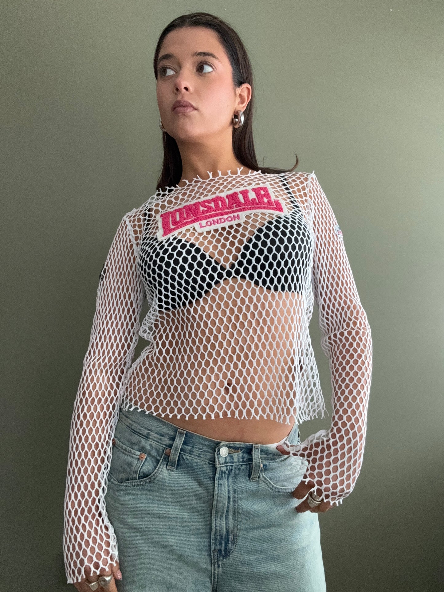Lonsdale Fishnet Top (M)