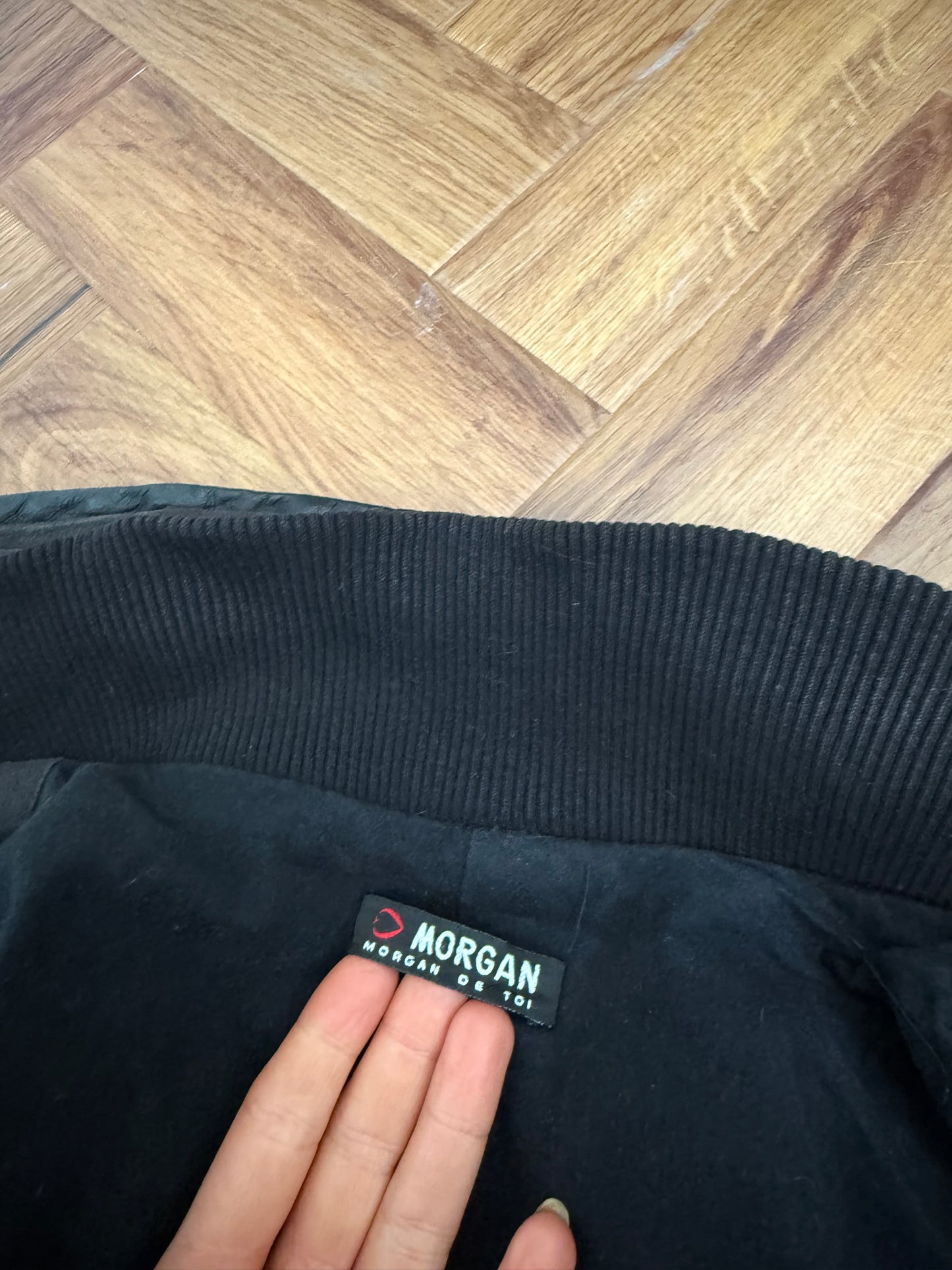 Morgan De Toi Leather Bomber Jacket (S)