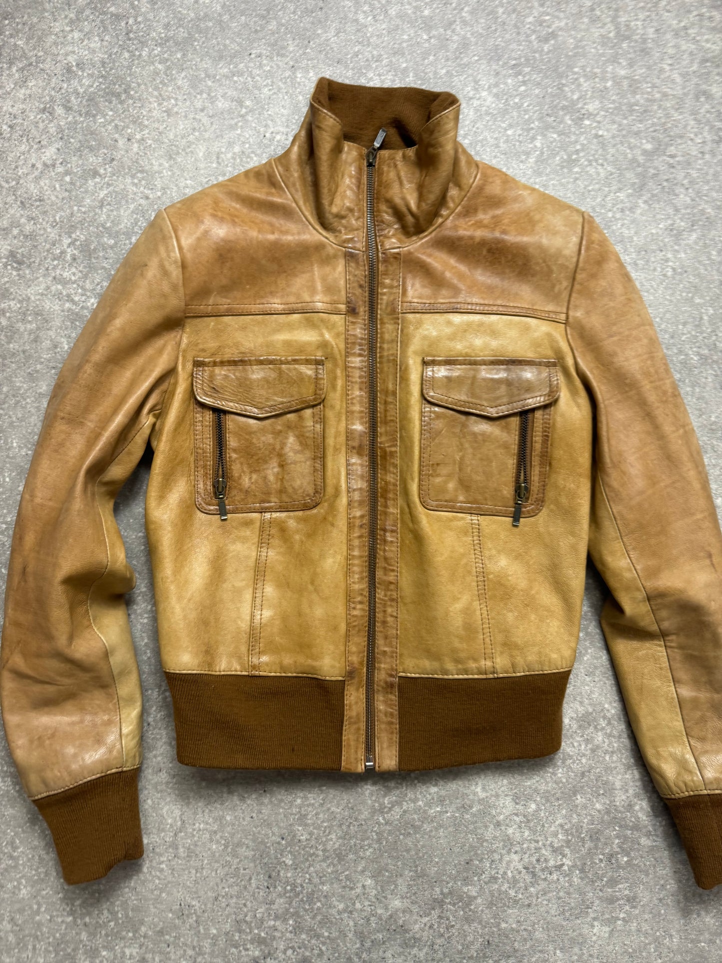 Vintage Leather Jacket (UK10)