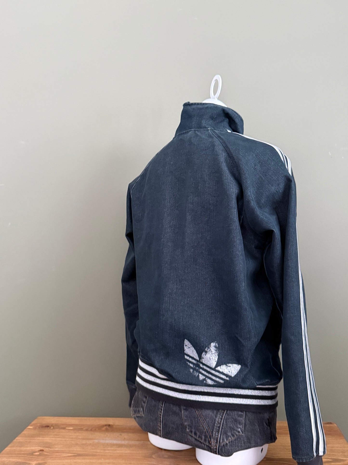 Adidas Denim Bomber Jacket (M)