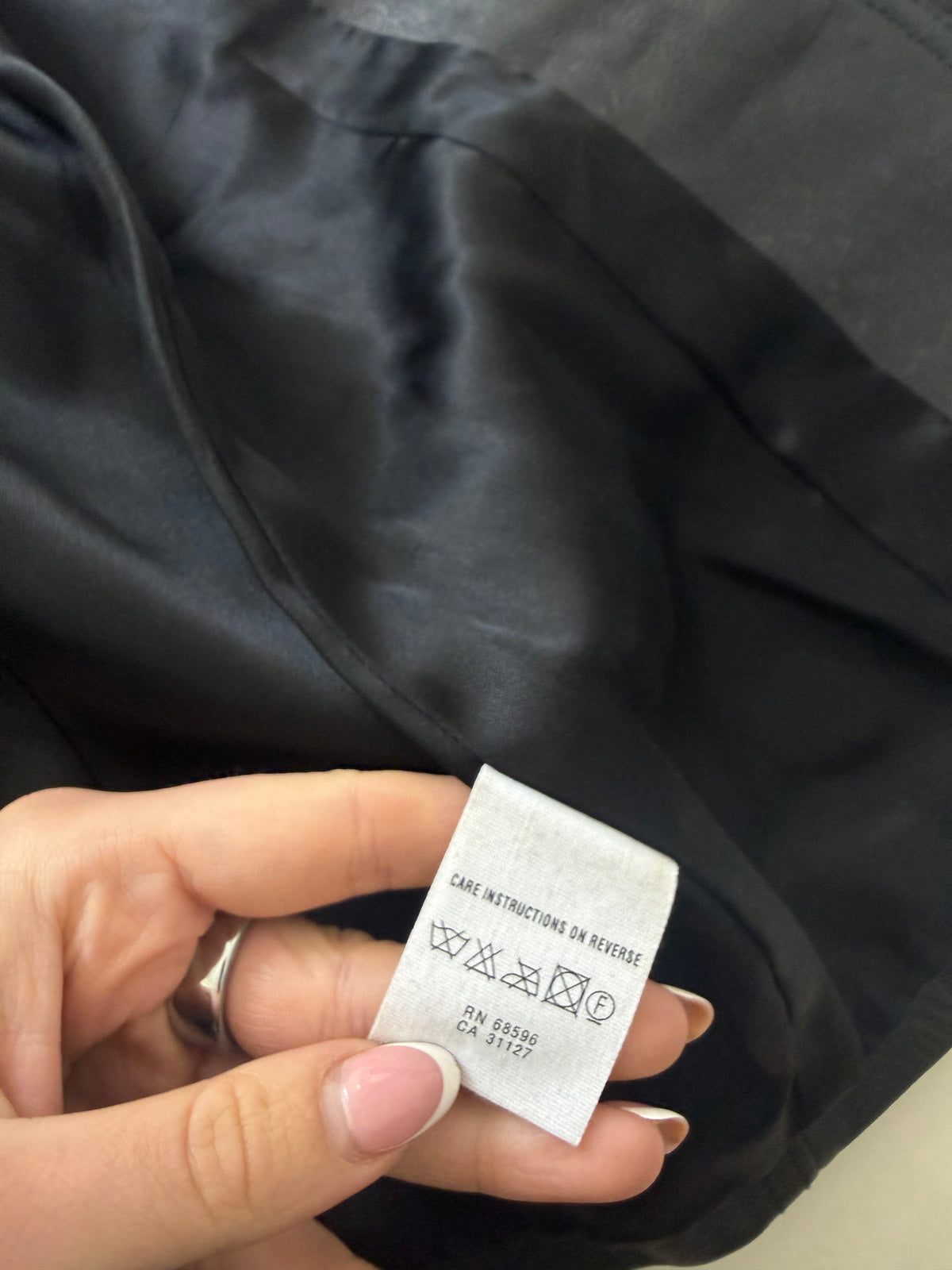 DKNY Leather Jacket (UK8)