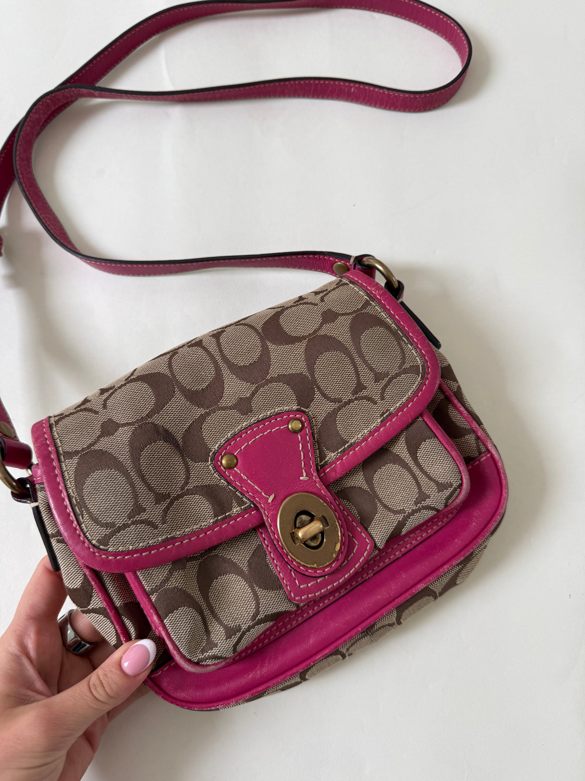 Vintage Coach Crossbody Bag