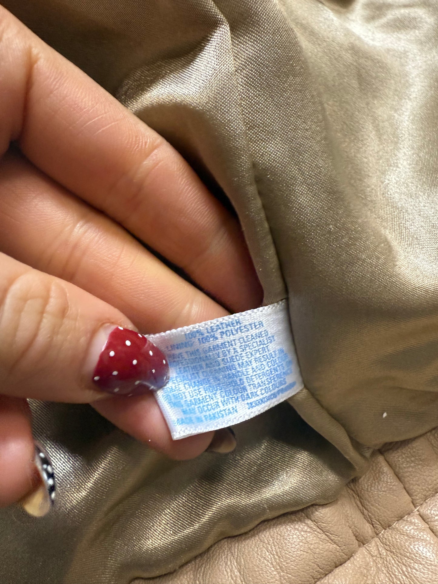 Leather Buckle Jacket (UK10)