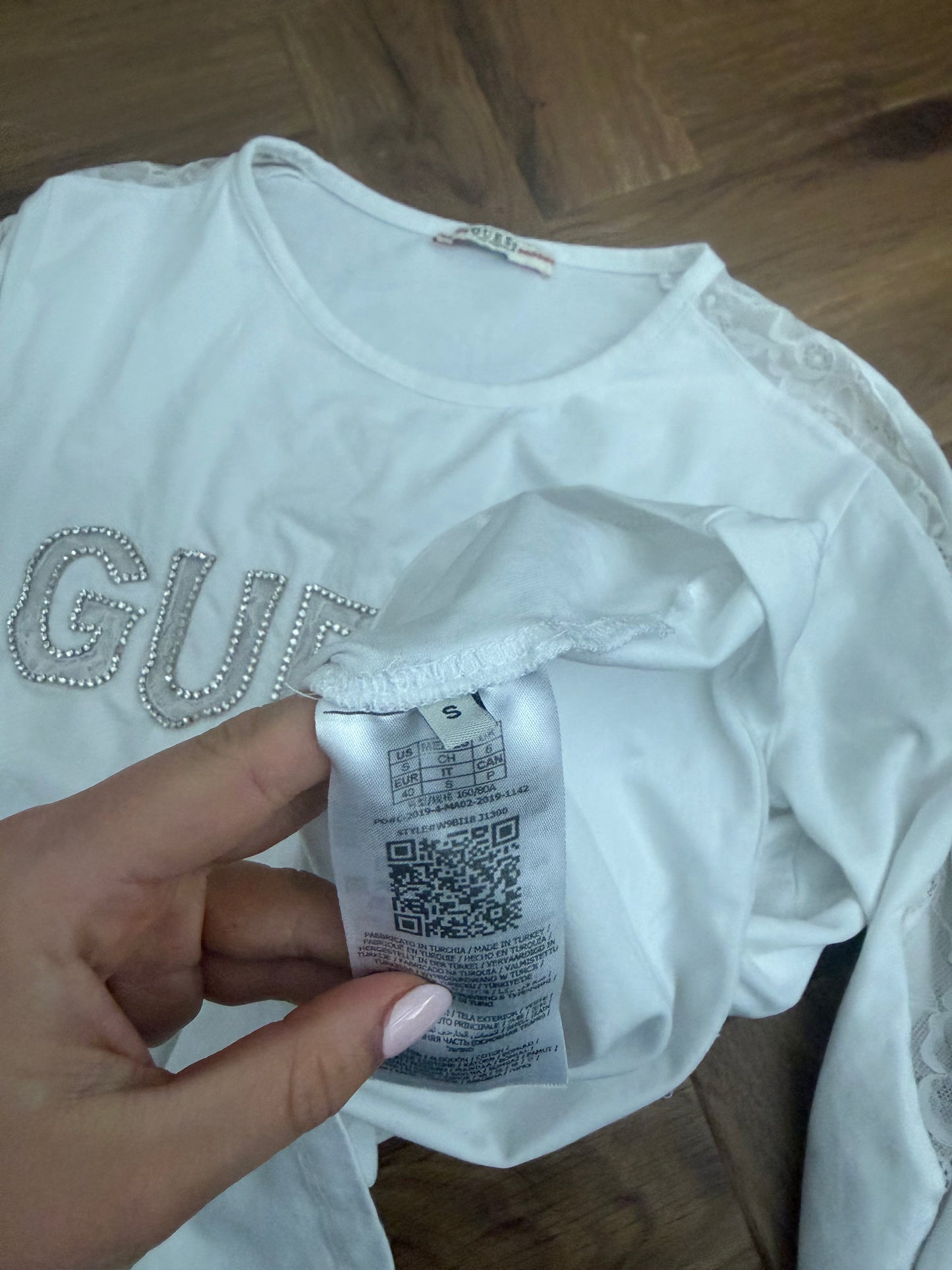 Guess Longsleeve Lace Top (S)