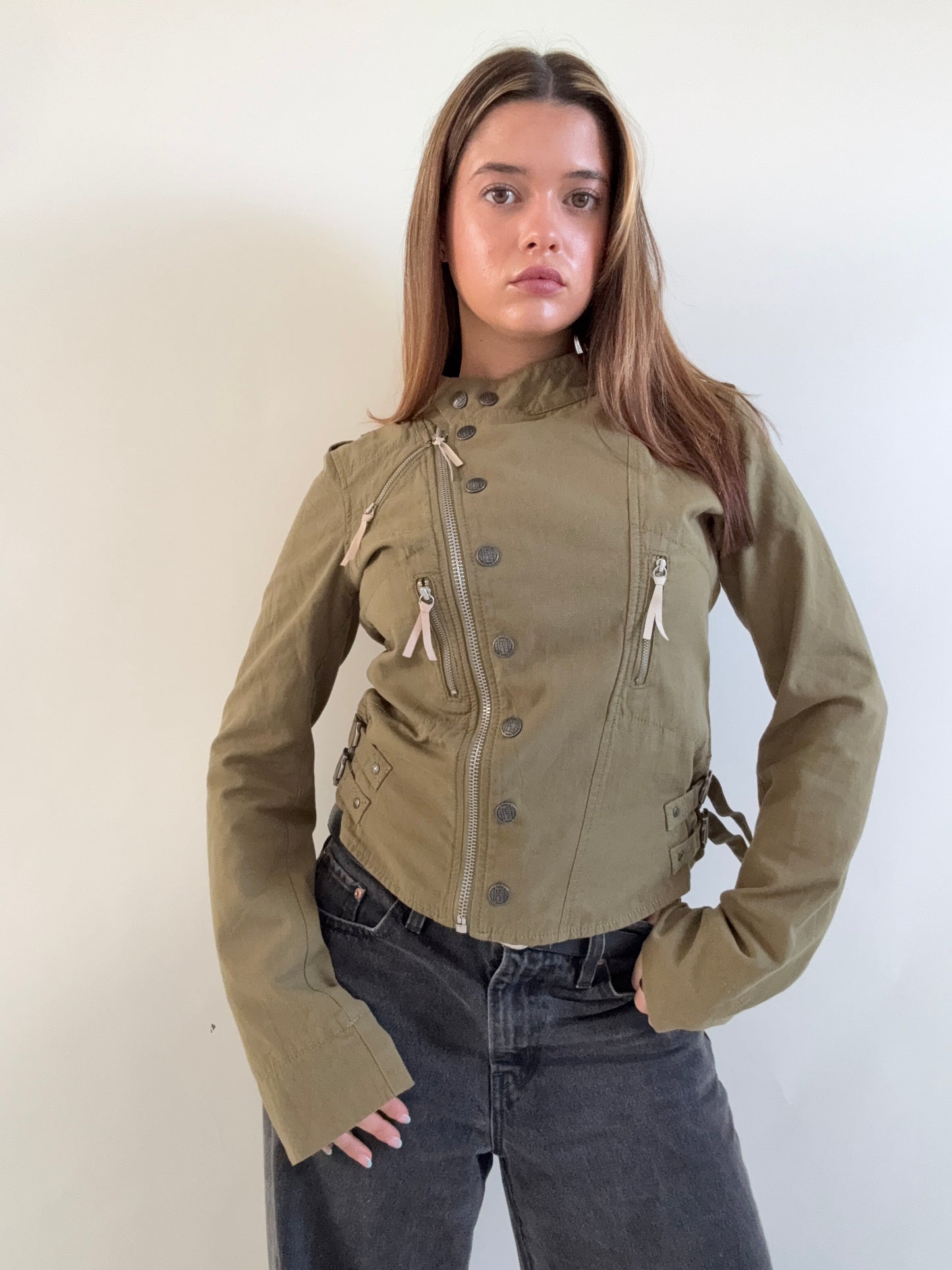 Diesel Asymmetric Buckle Jacket (L)