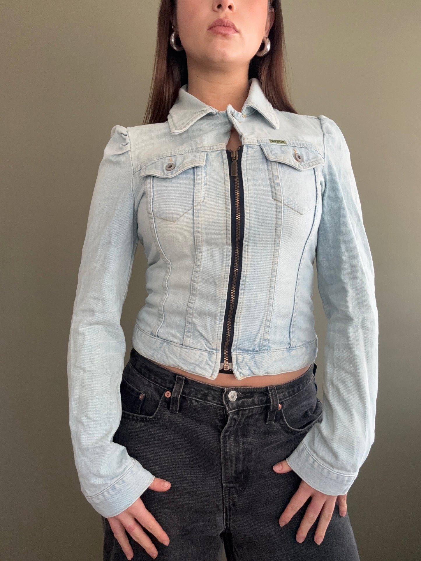 Fitted Diesel Denim Jacket (S)