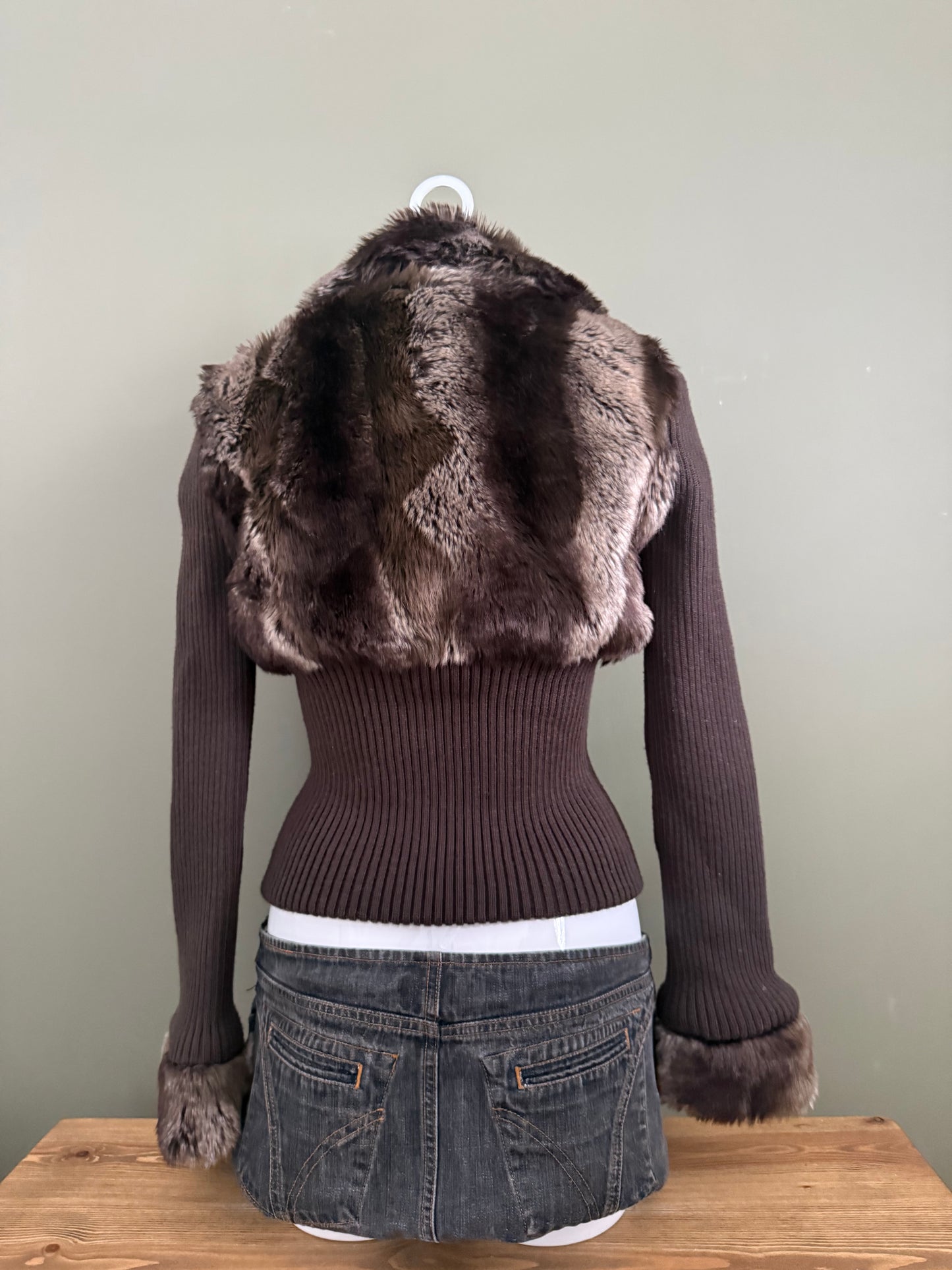 Jane Norman Faux Fur Jacket (UK12)