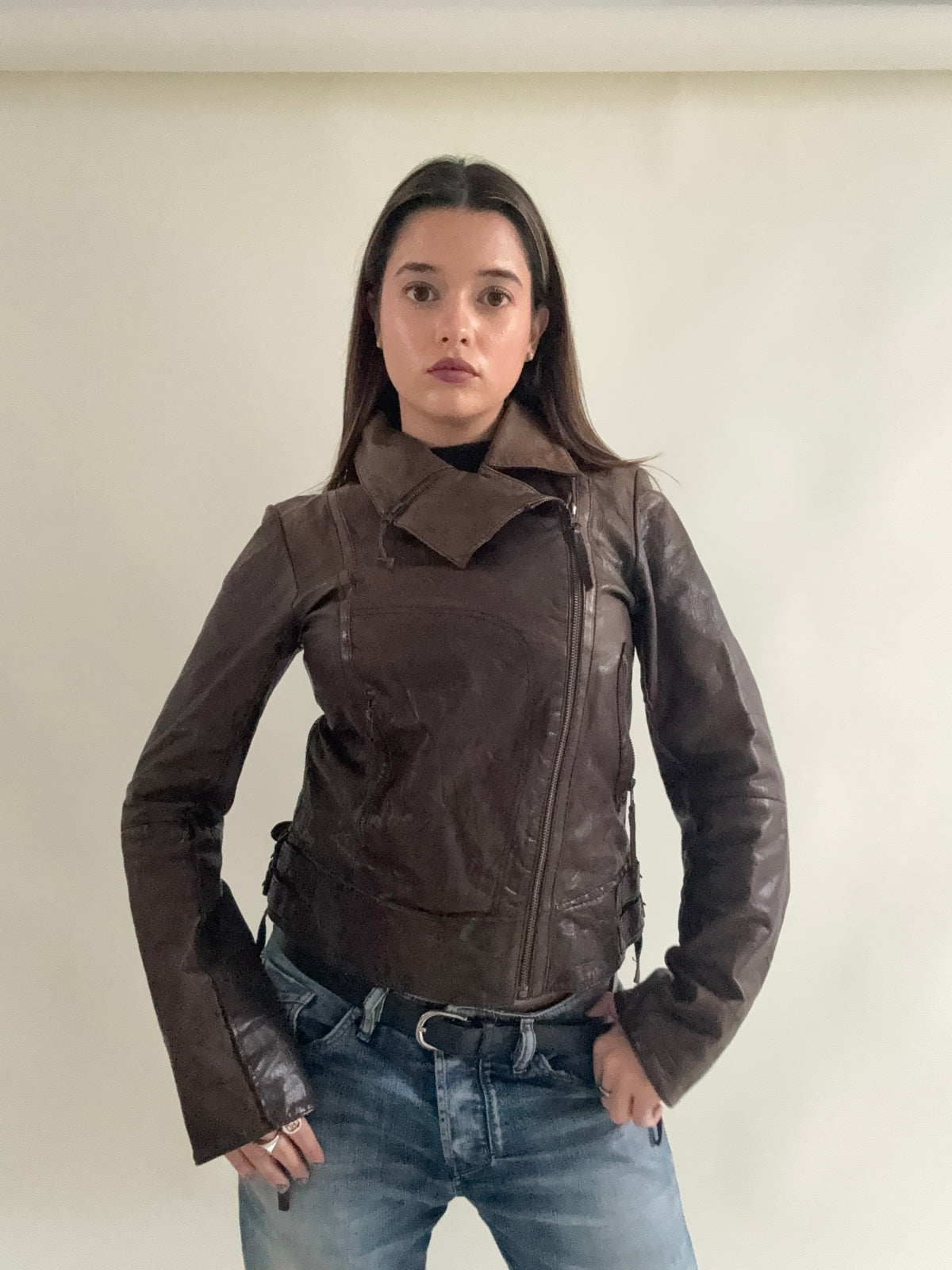 Vintage Allsaints Leather Jacket (UK12)
